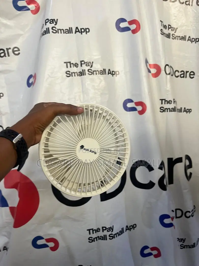Pay Small Small Sun King Foldable Rechargeable Fan on Cdcare.App