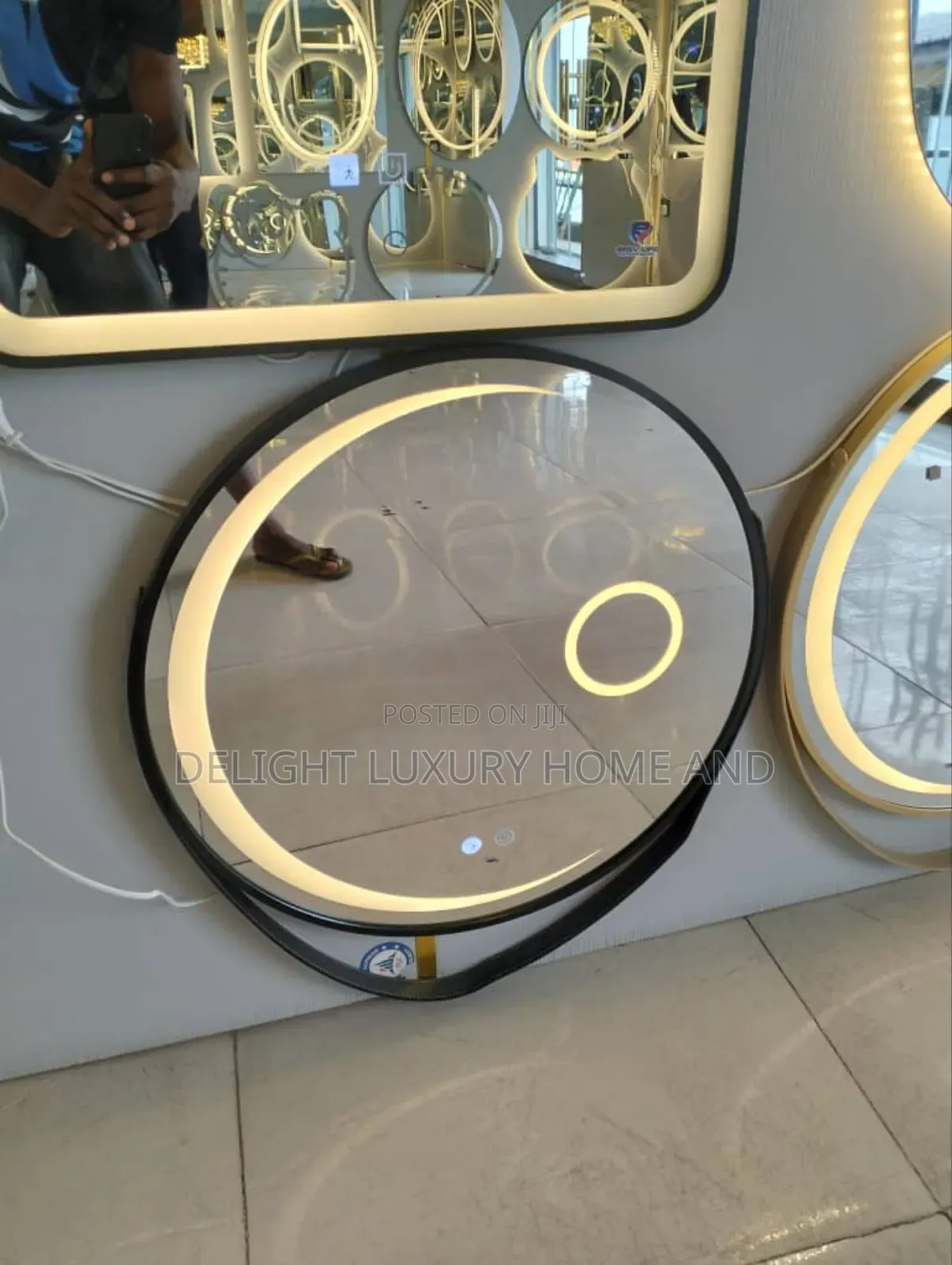 Around Led Mirrors With 3 Light With Frame