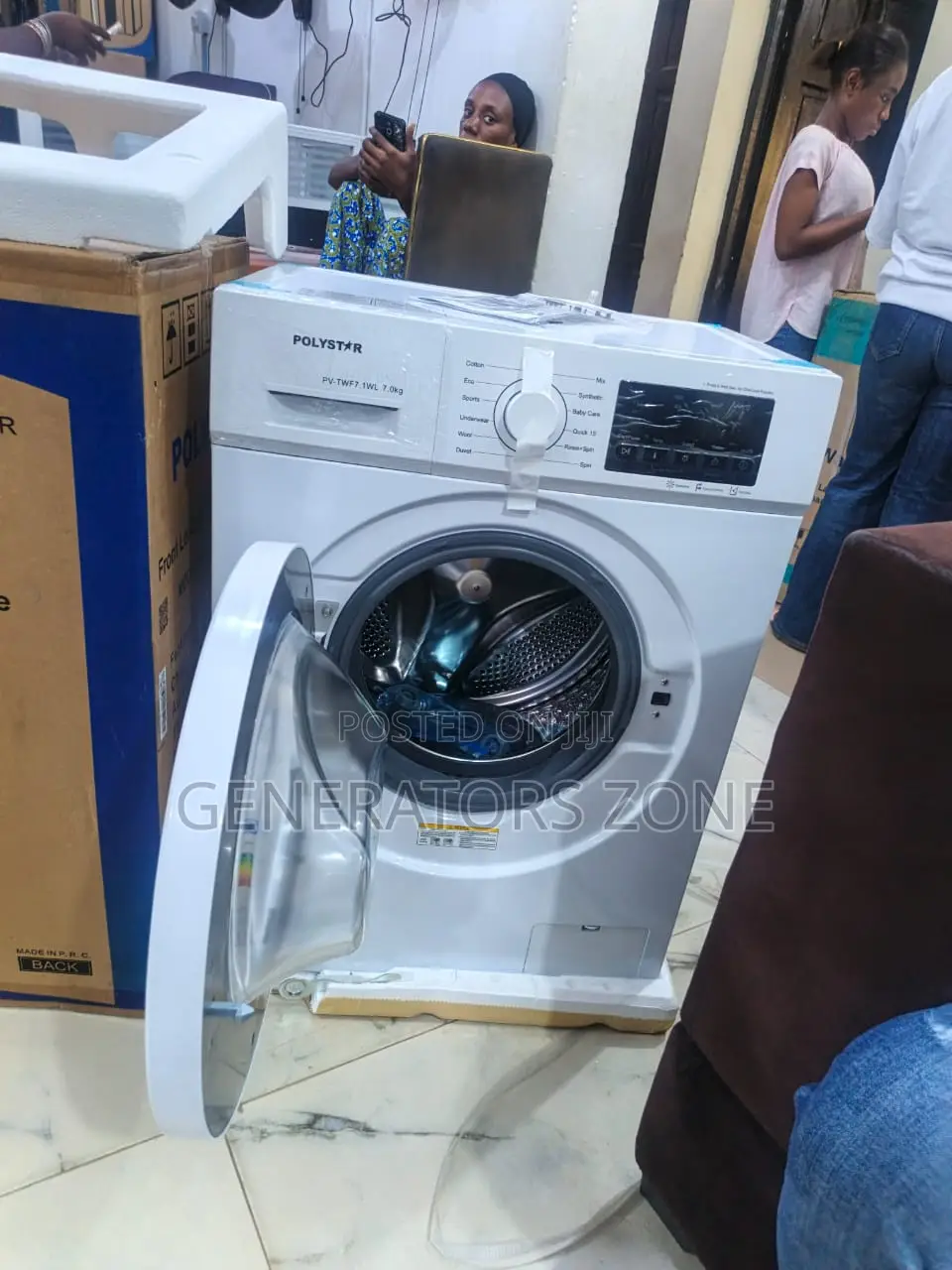 Polystar 7kg Front Load Cleaning Unit Model Pv-Twf7-1w