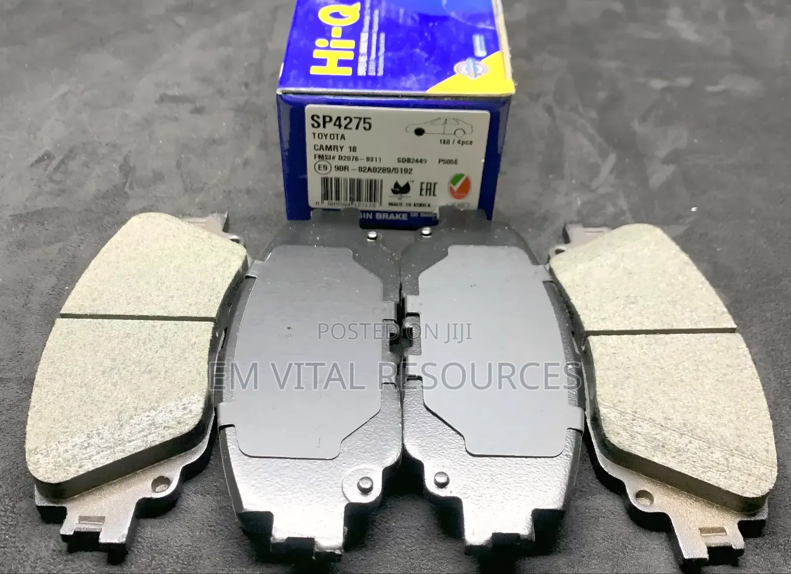 2020 Toyota Camry Front Brake Pads