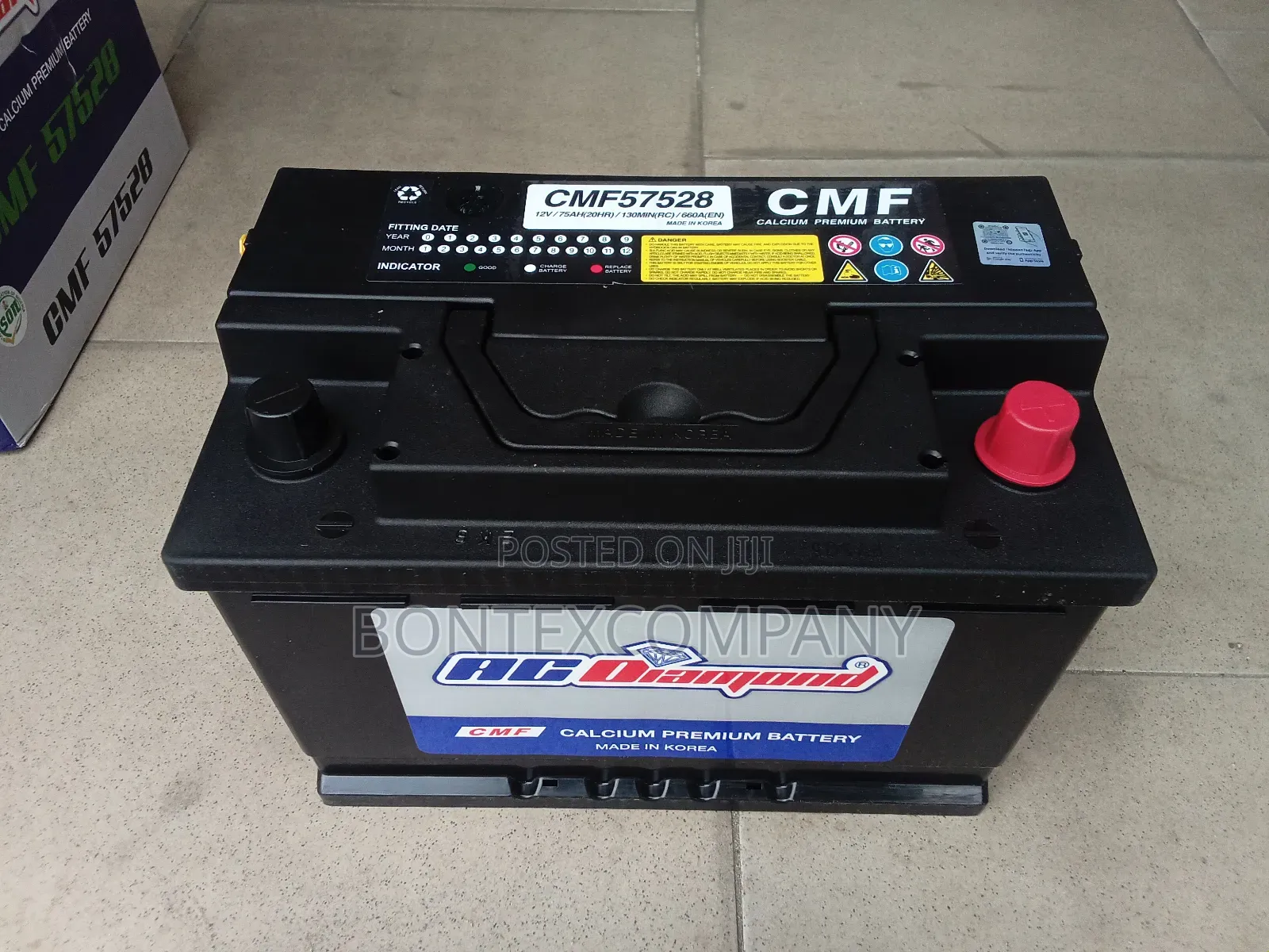 Ac Diamond 75ah 12v Automotive Battery – Maintenance-Free