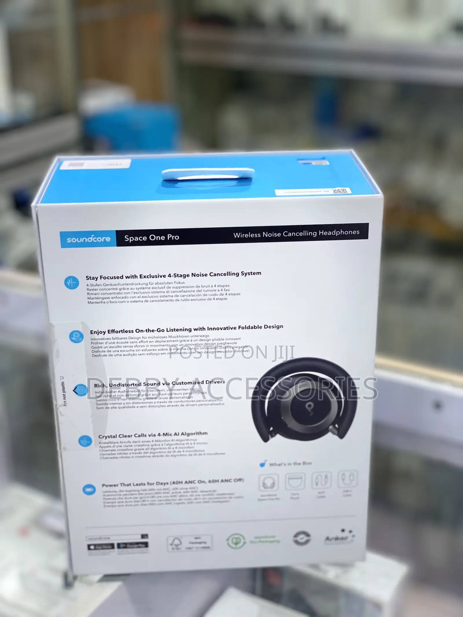 Anker Soundcore Space One Pro, Noise-Cancellation Headphones