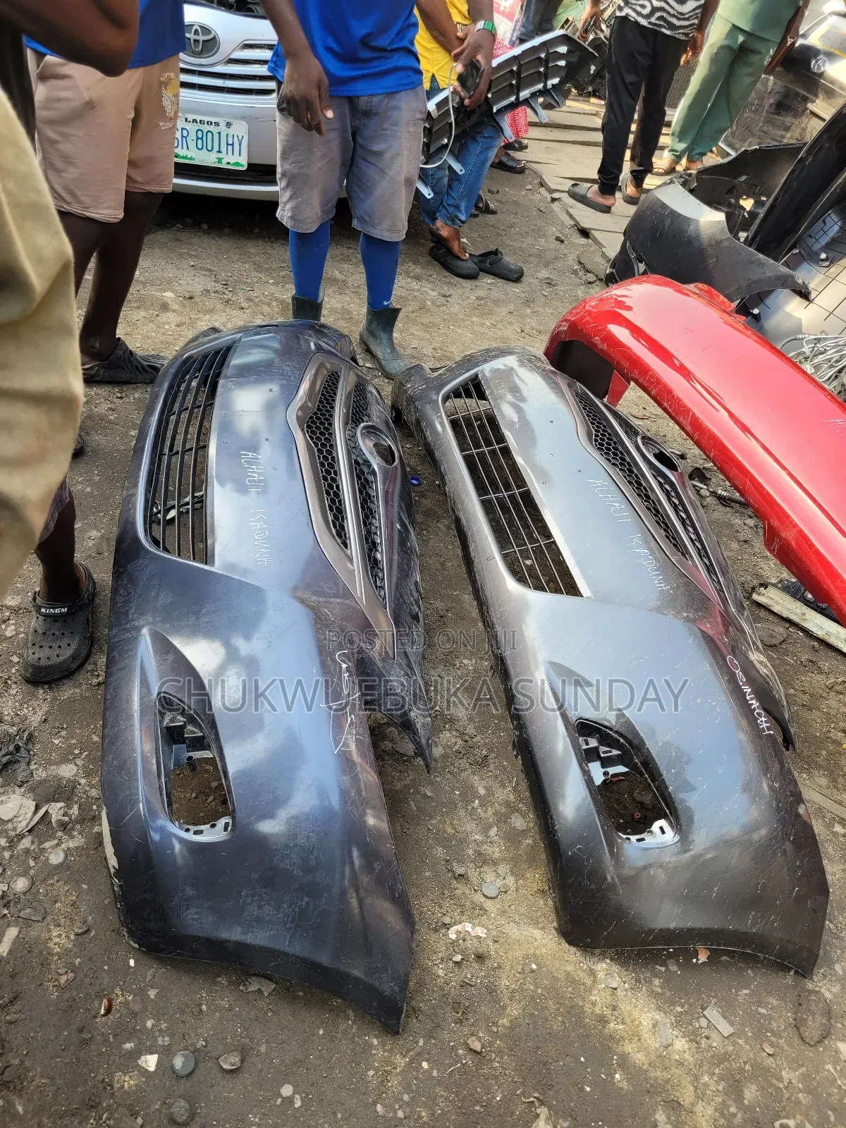 Complete Front Bumper Toyota Yaris 2005 Model