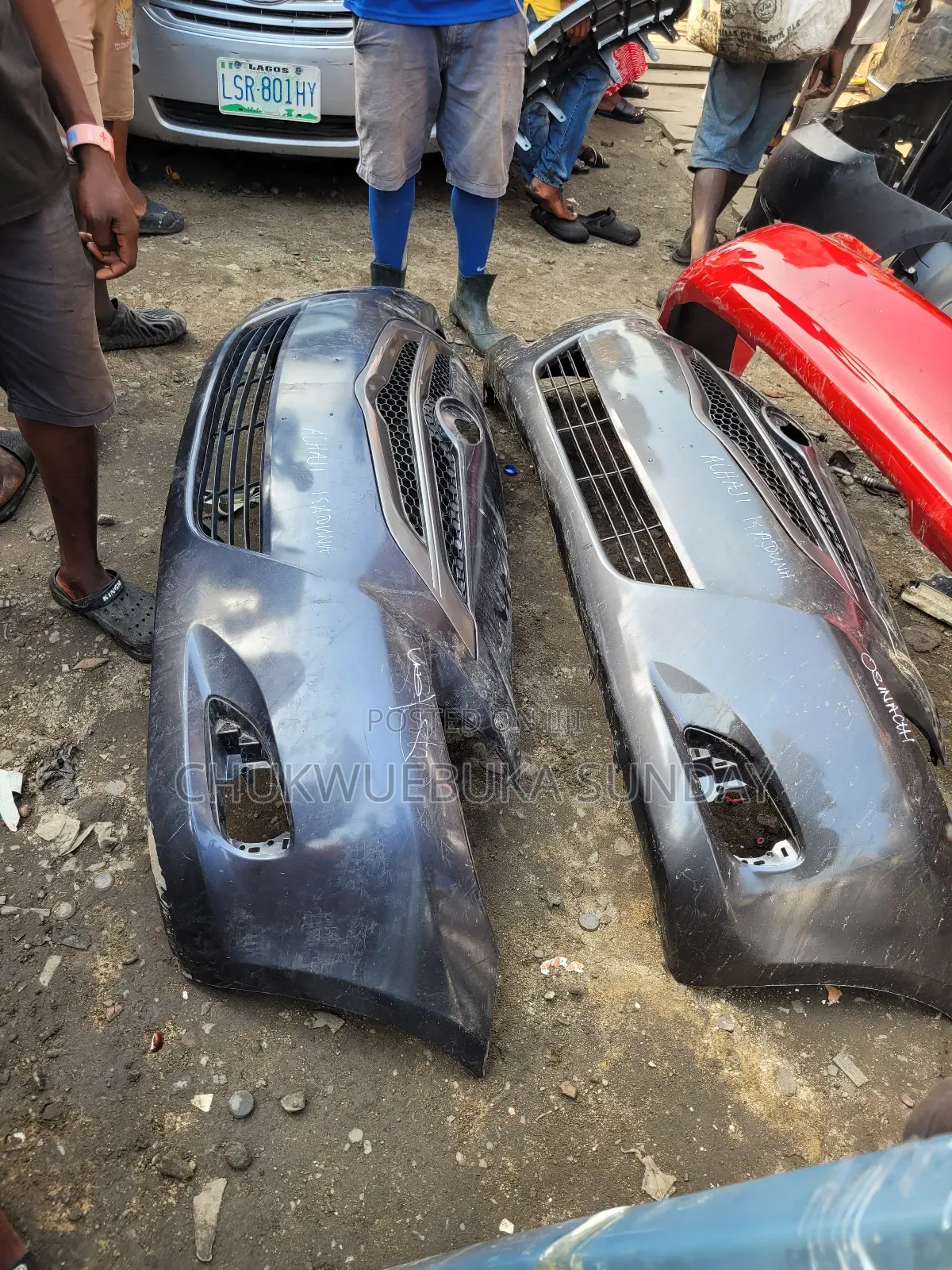 Complete Front Bumper Toyota Yaris 2005 Model