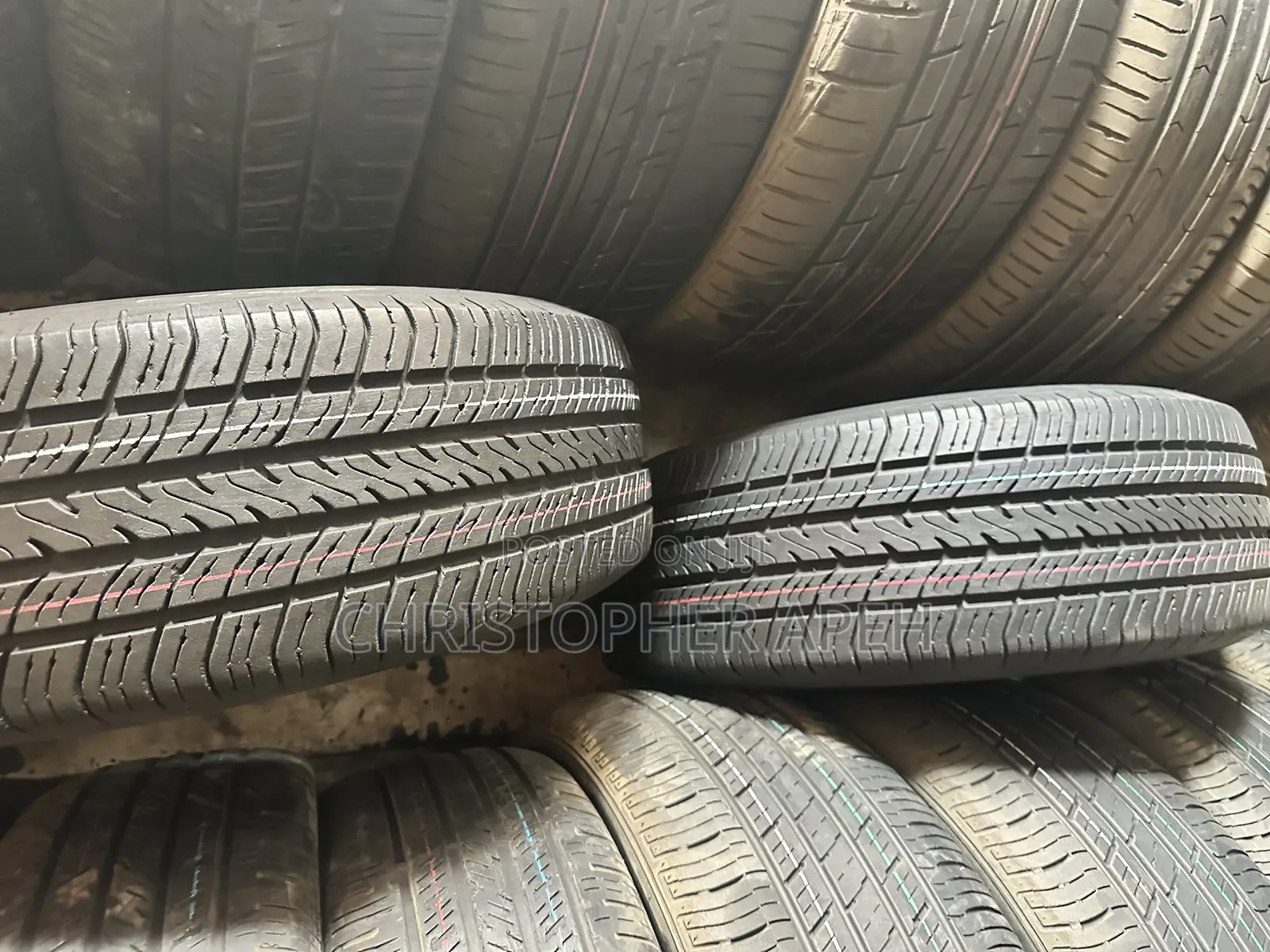 Alloy Rims With Pair Tyres – Very Clean – Ready to Install – Abuja