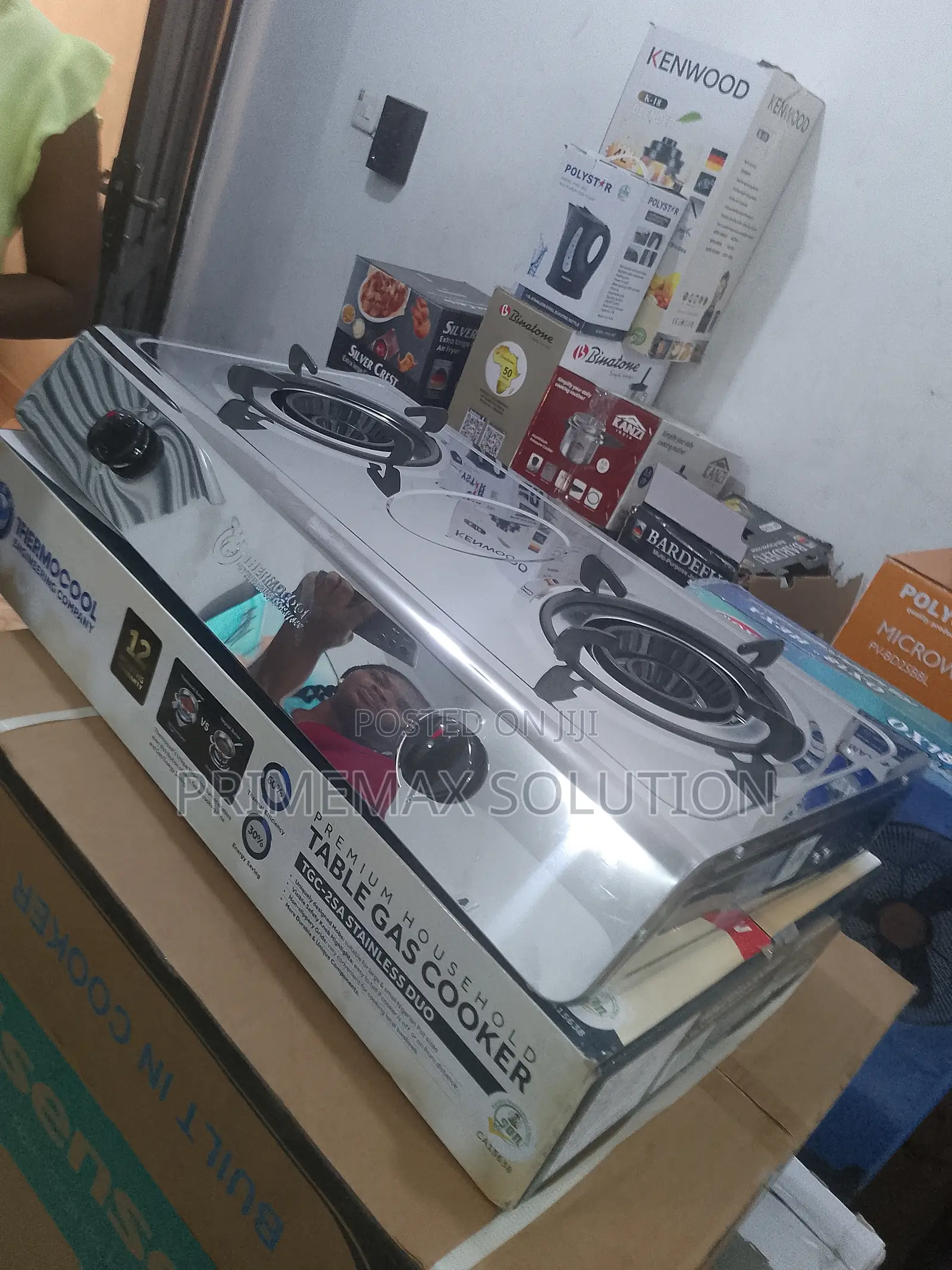 Stylish Sturdy: Thermocool 2 Burner Table Cooker