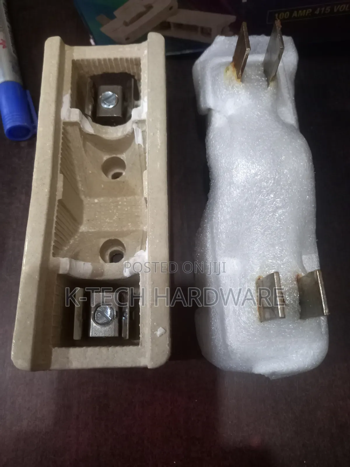 100a/415v Glow Fuse & Base Unit