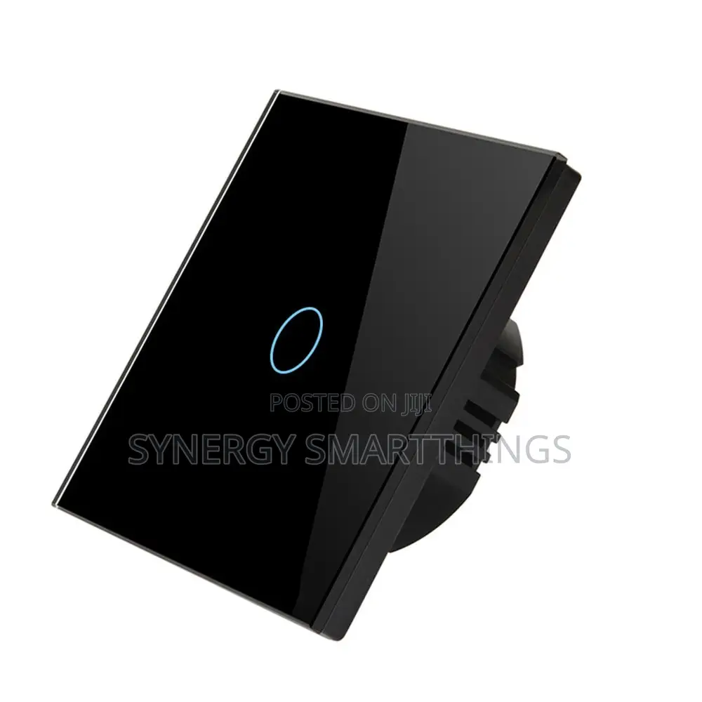 Tuya Zigbee Touch Smart 1 Gang Switch Black Color