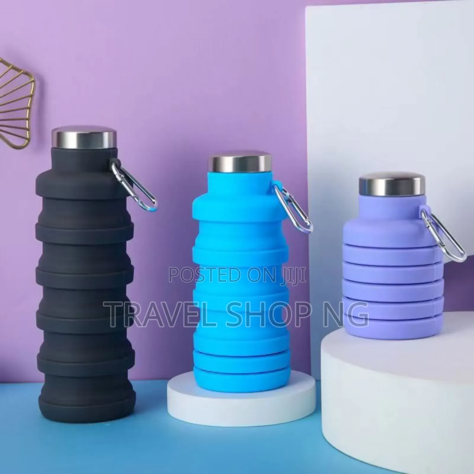 Silicone Collapsible Water Bottle | 500ml Full Size