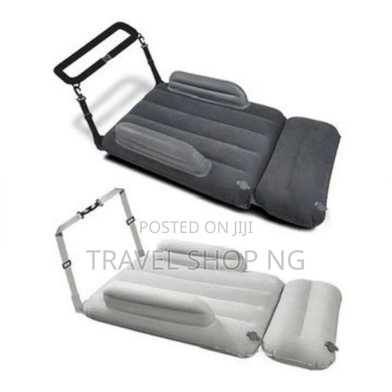 Inflatable Airplane Bed Seat Extender W/ Electric Pump