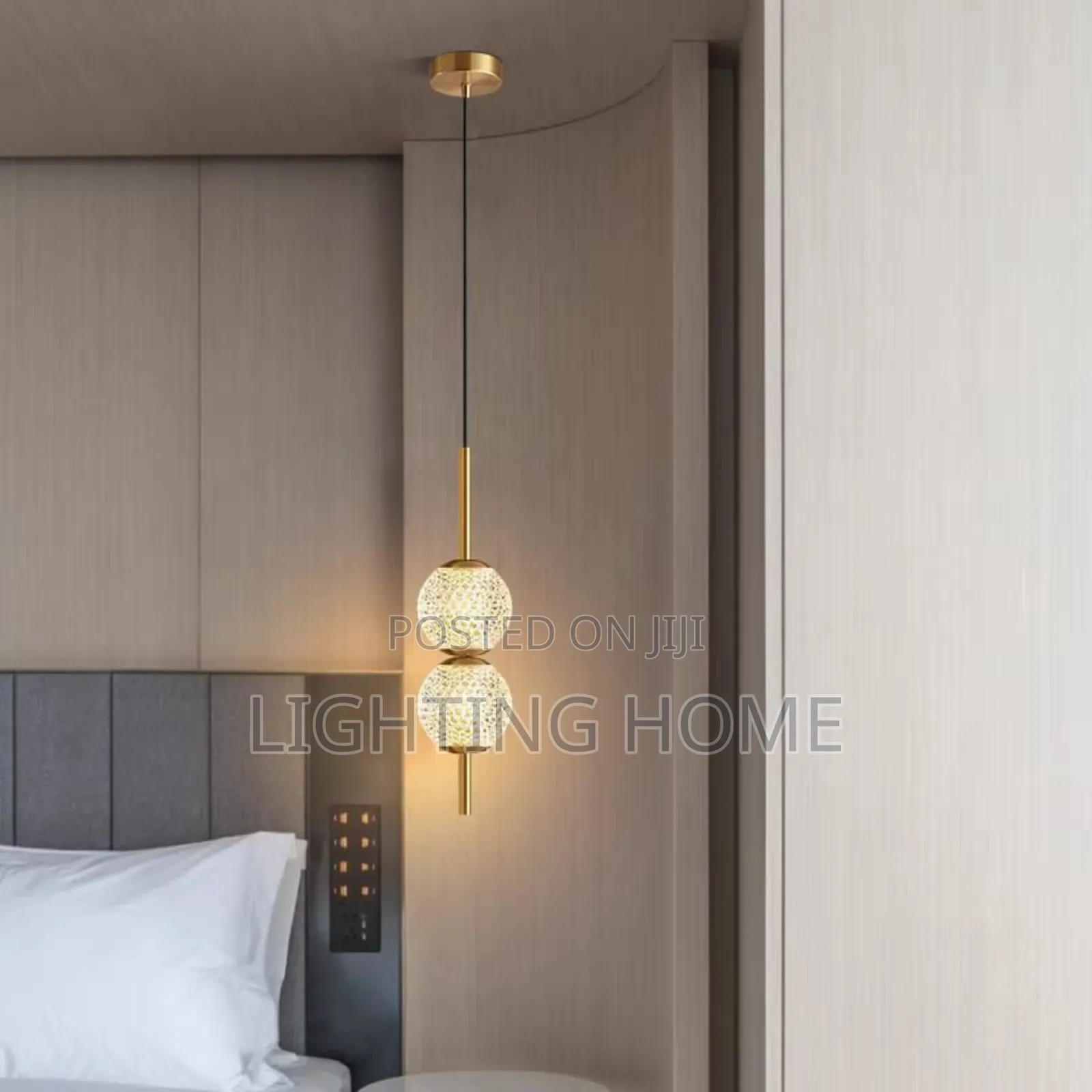 Led Single Bedside Pendant Light