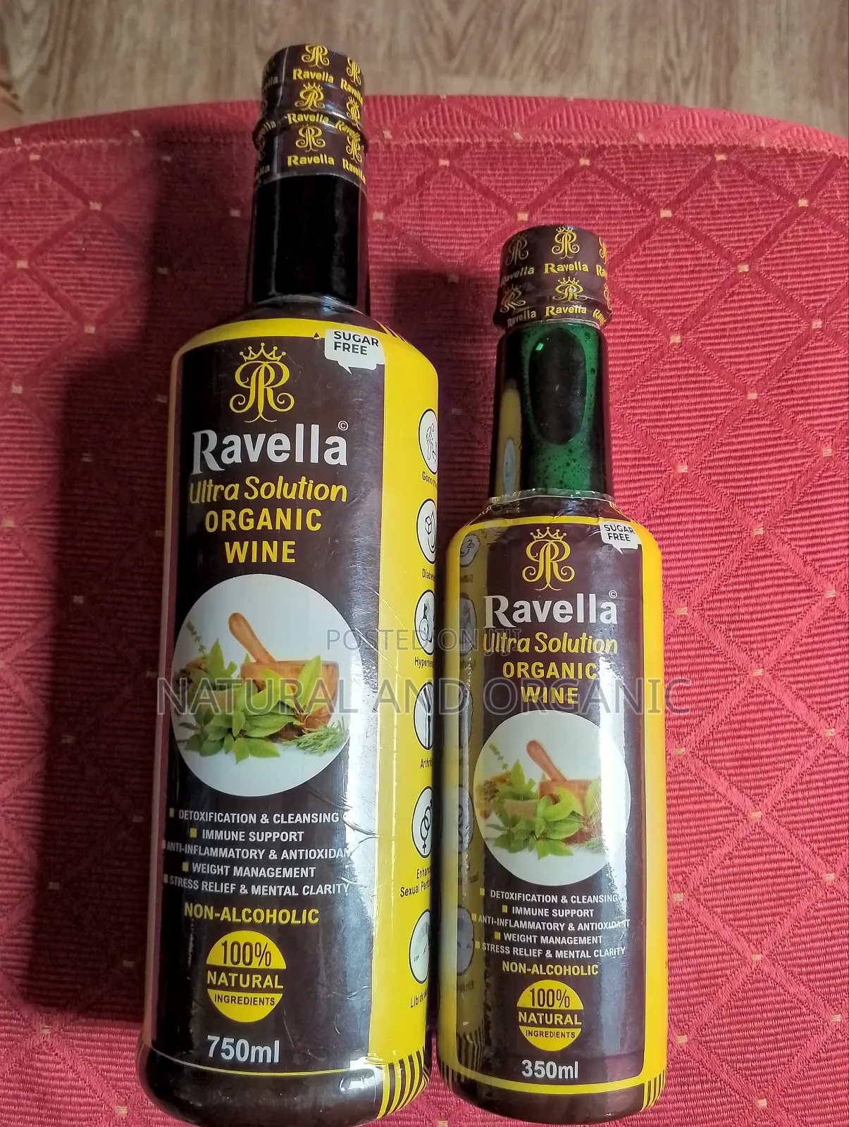 Ravella Ultra Solution Organic Wine..A Great Antioxidant
