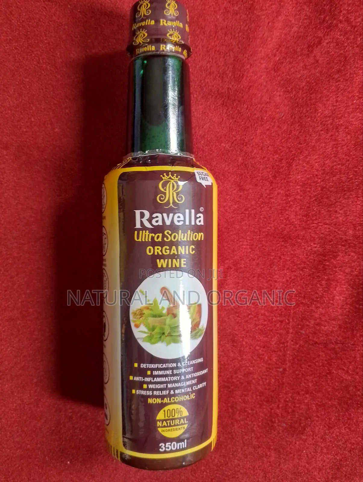 Ravella Ultra Solution Organic Wine In Affordable Bottle (350)Mls