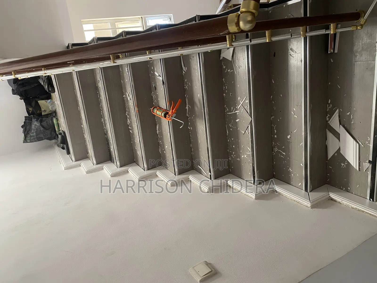 Vinyl Staircase Installation