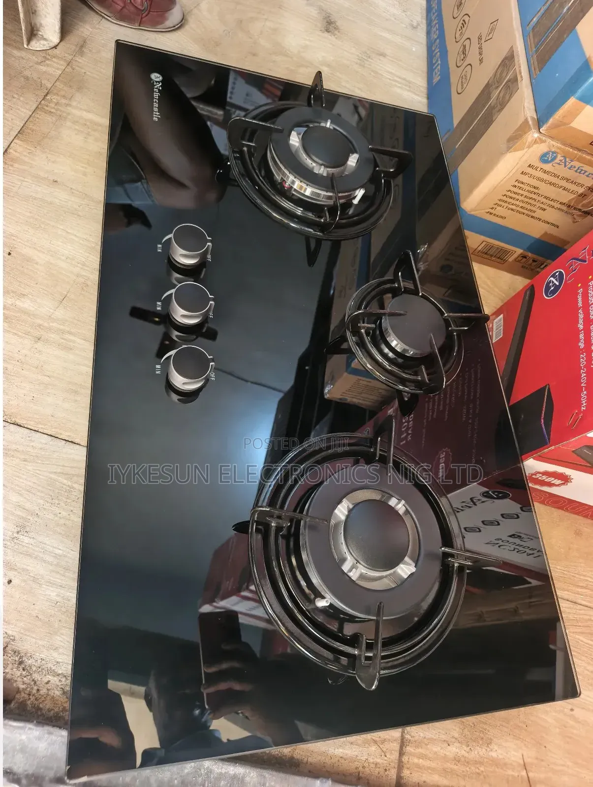 Original Newcastle Built-in Premium Luxury 3 Burners Gas Cooker Hob