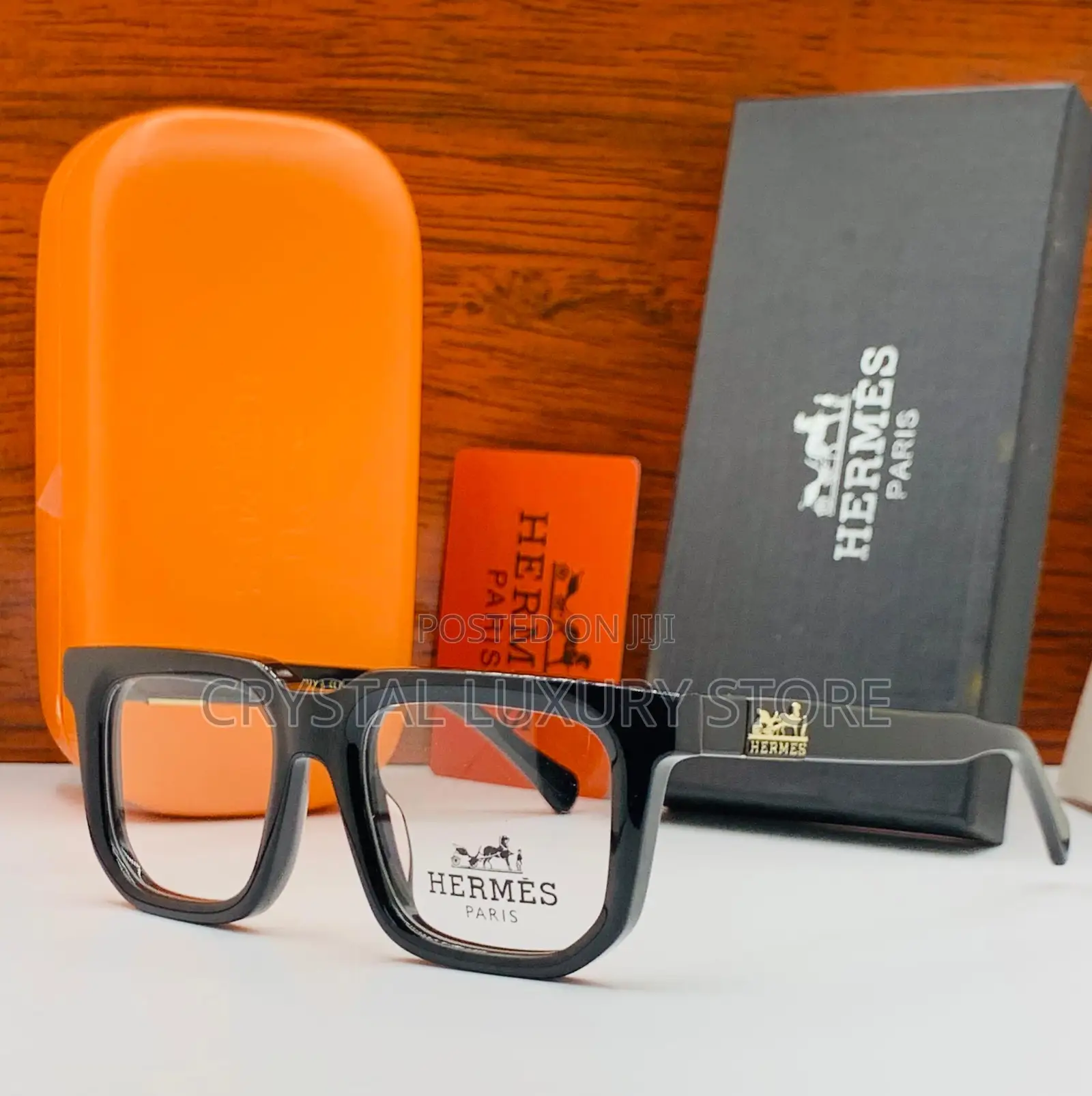 Hermes Quality Luxury Men Frame Glasses