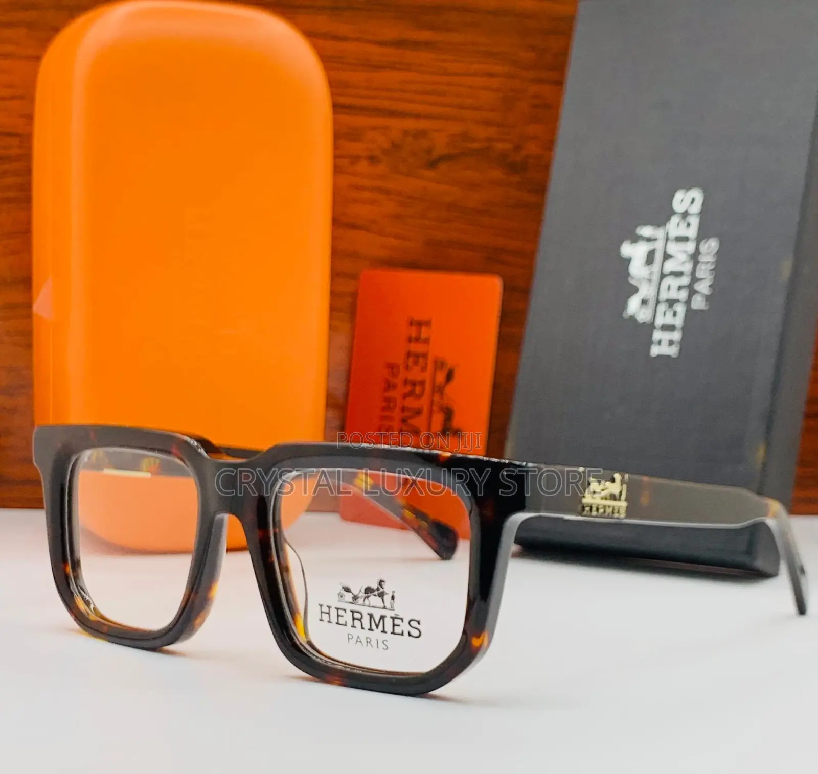 Hermes Quality Luxury Men Frame Glasses