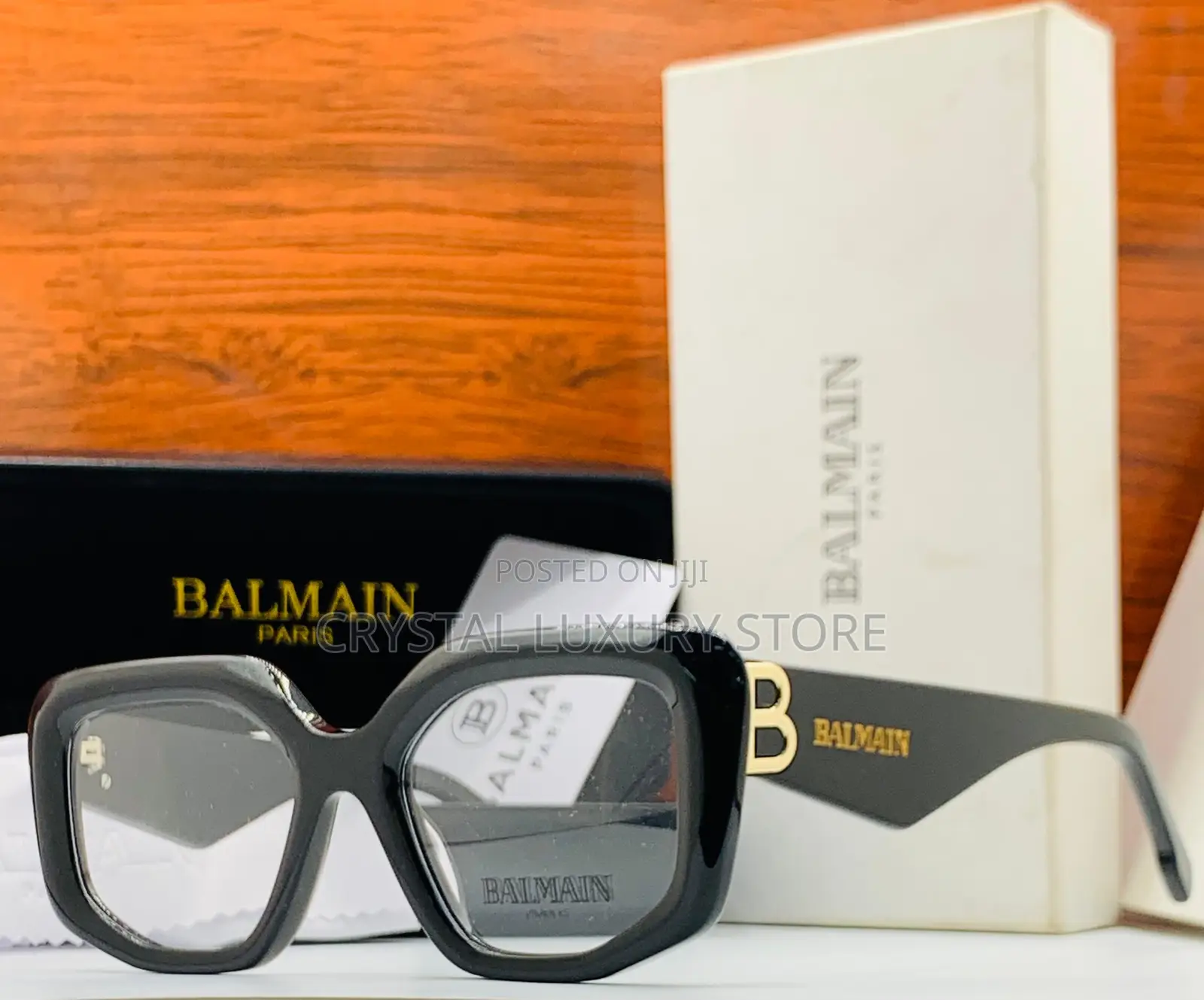 Balmain Quality Luxury Men Frame Glasses