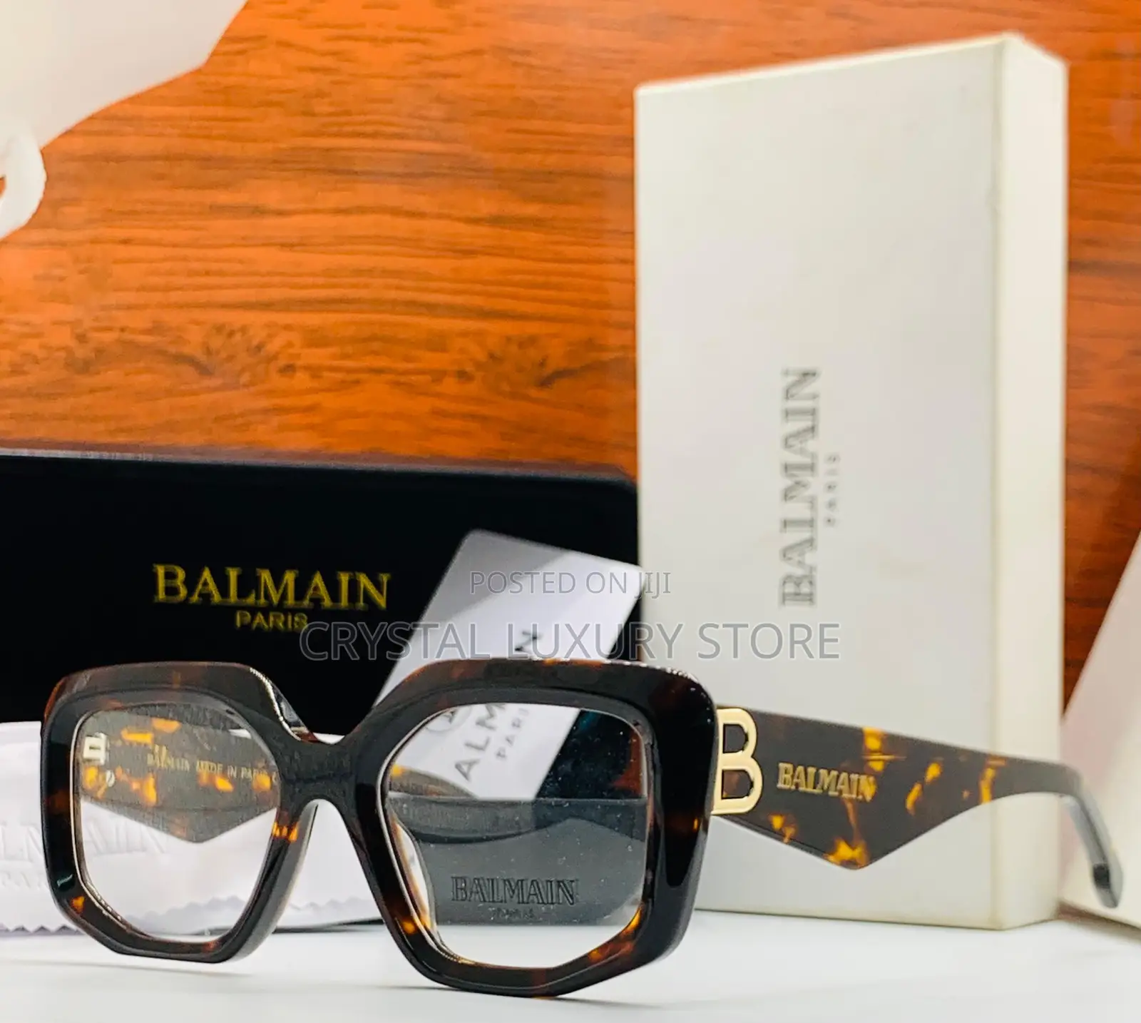 Balmain Quality Luxury Men Frame Glasses