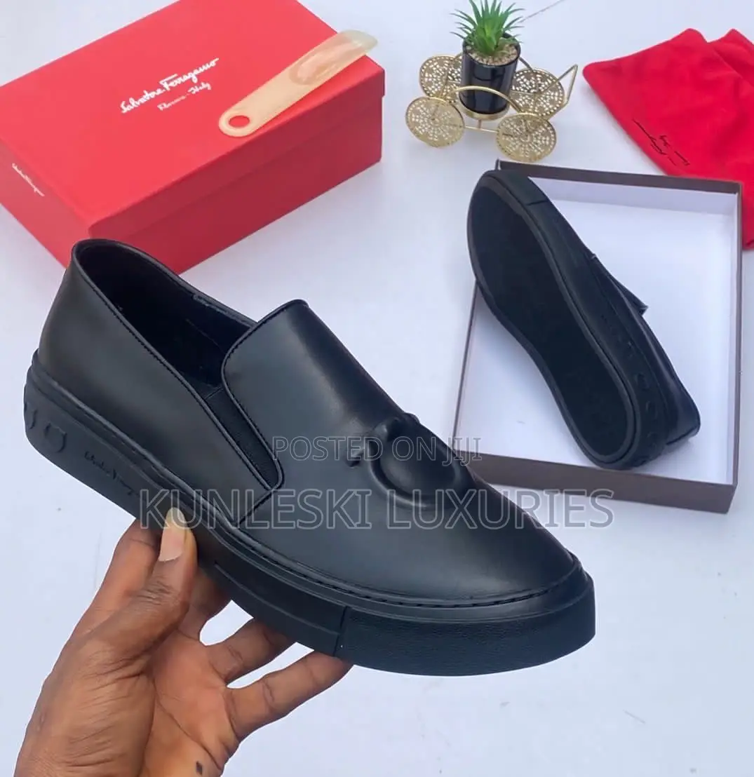 Original Salvatore Ferragamo Slip On Sneakers For Men