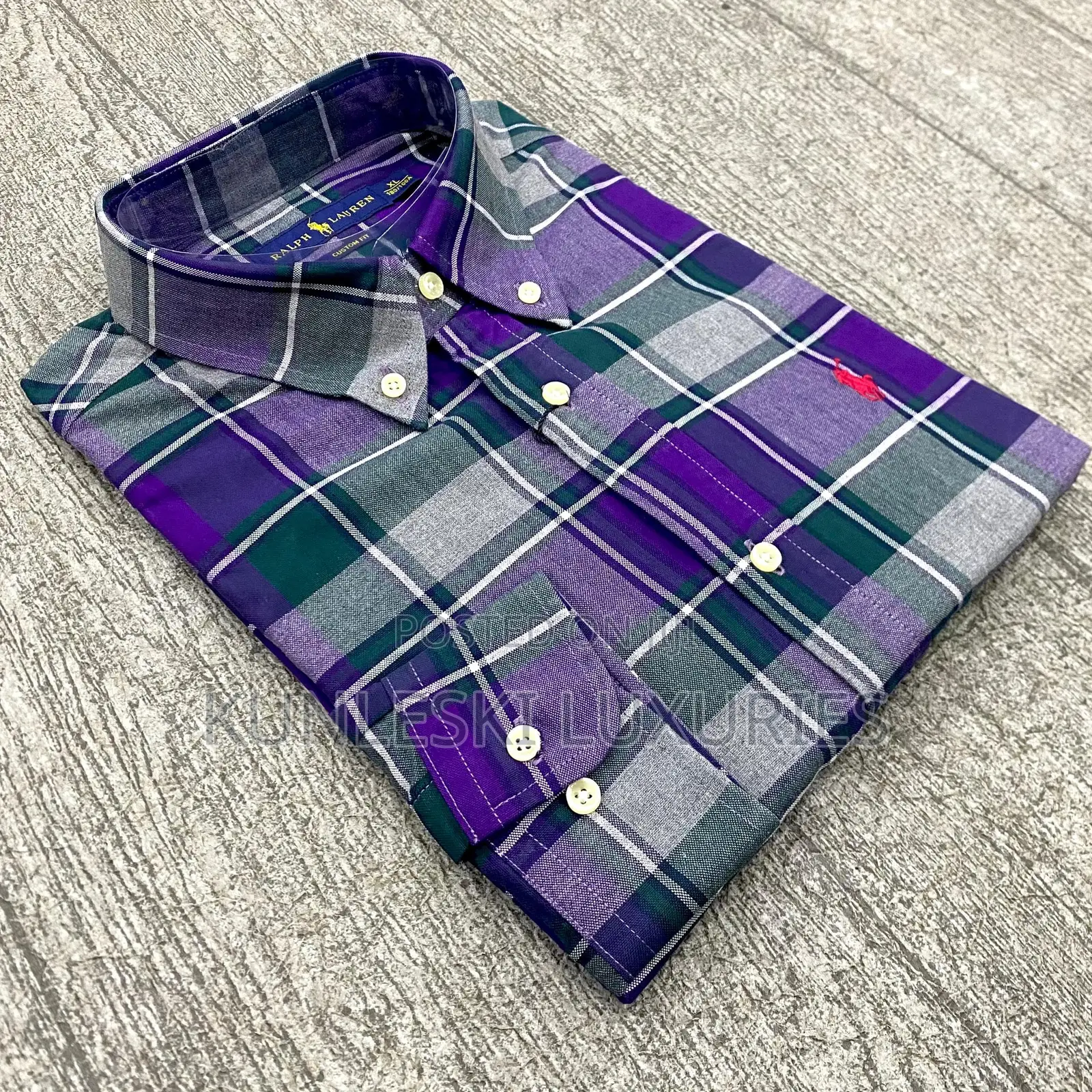 Original Polo Ralph Lauren Men Checkers Shirt Collections
