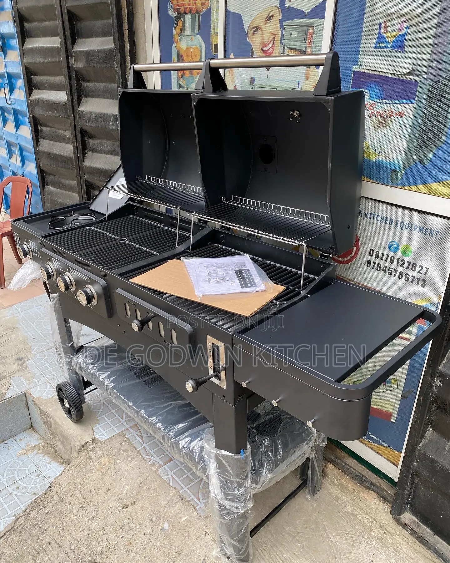 Gas And Charcoal Barbecue Grill Now Available