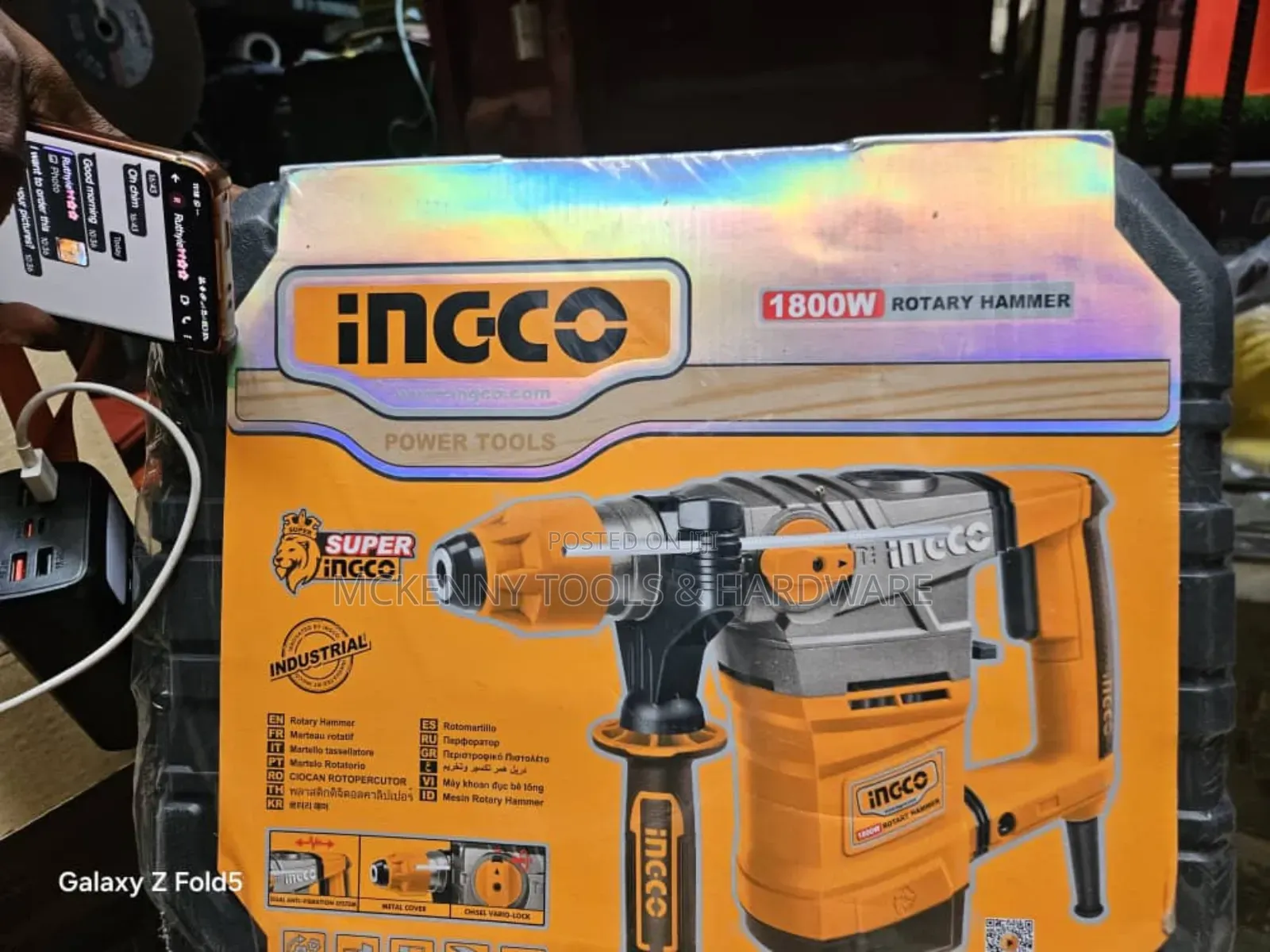 Ingco 1800w Rotary Hammer Drill – Heavy Duty Industrial Grade