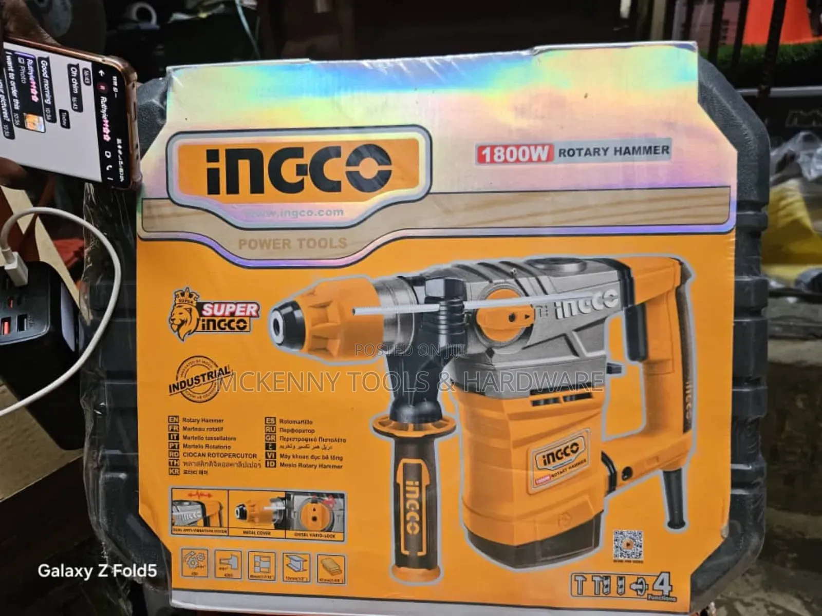 Ingco 1800w Rotary Hammer Drill – Heavy Duty Industrial Grade