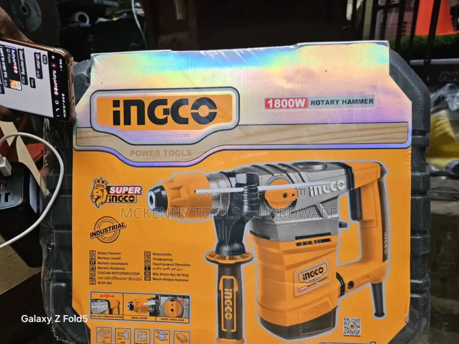 Ingco 1800w Rotary Hammer Drill – Heavy Duty Industrial Grade