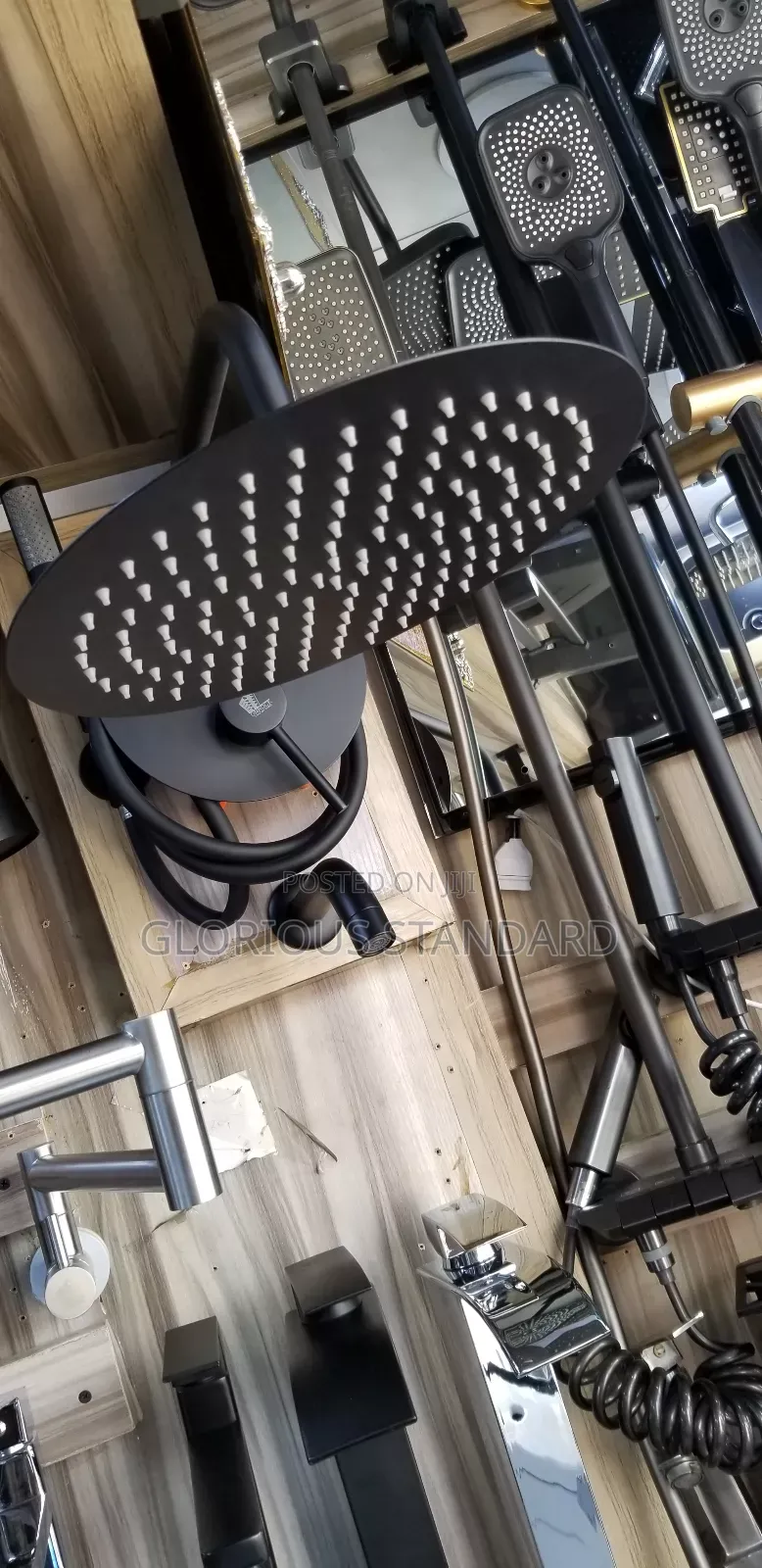 High Quality England Conduit Shower Black