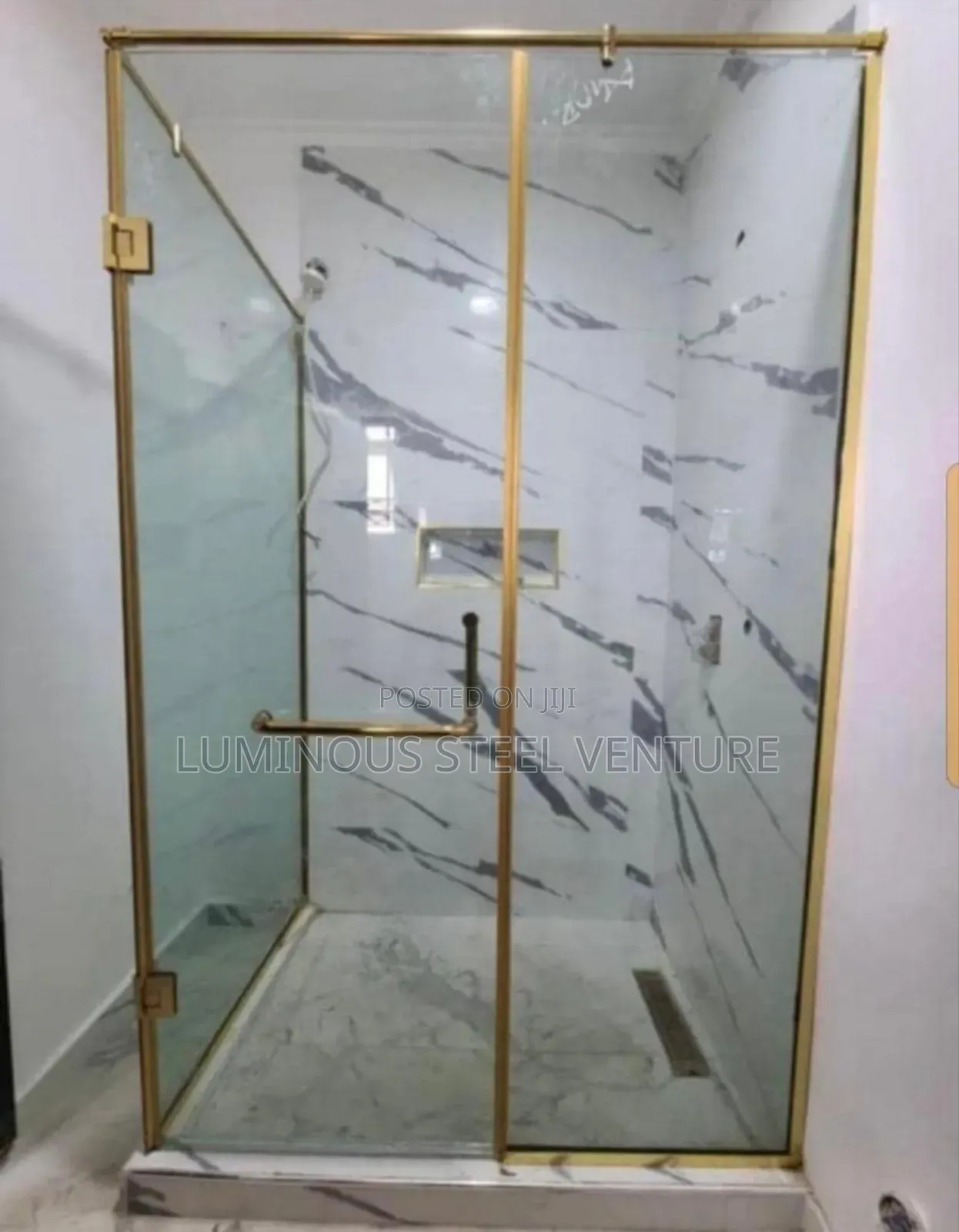 Redefine Elegance: The Dual-Tone Gold Silver Shower 