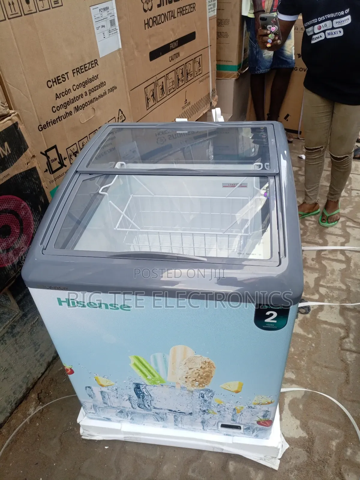 Hisense Ice Cream Display Chiller 150l