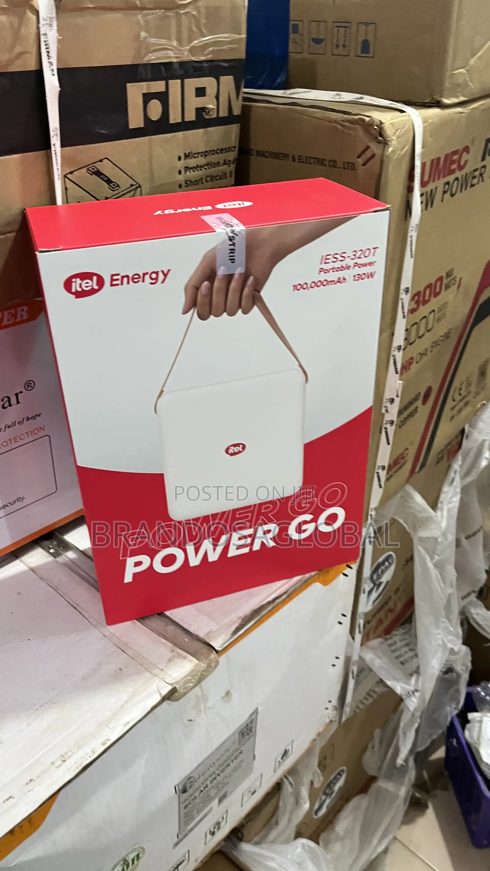 Itel Portable Power Go Energy100000mah/130w(Iess-320t)Ultra Powerbank
