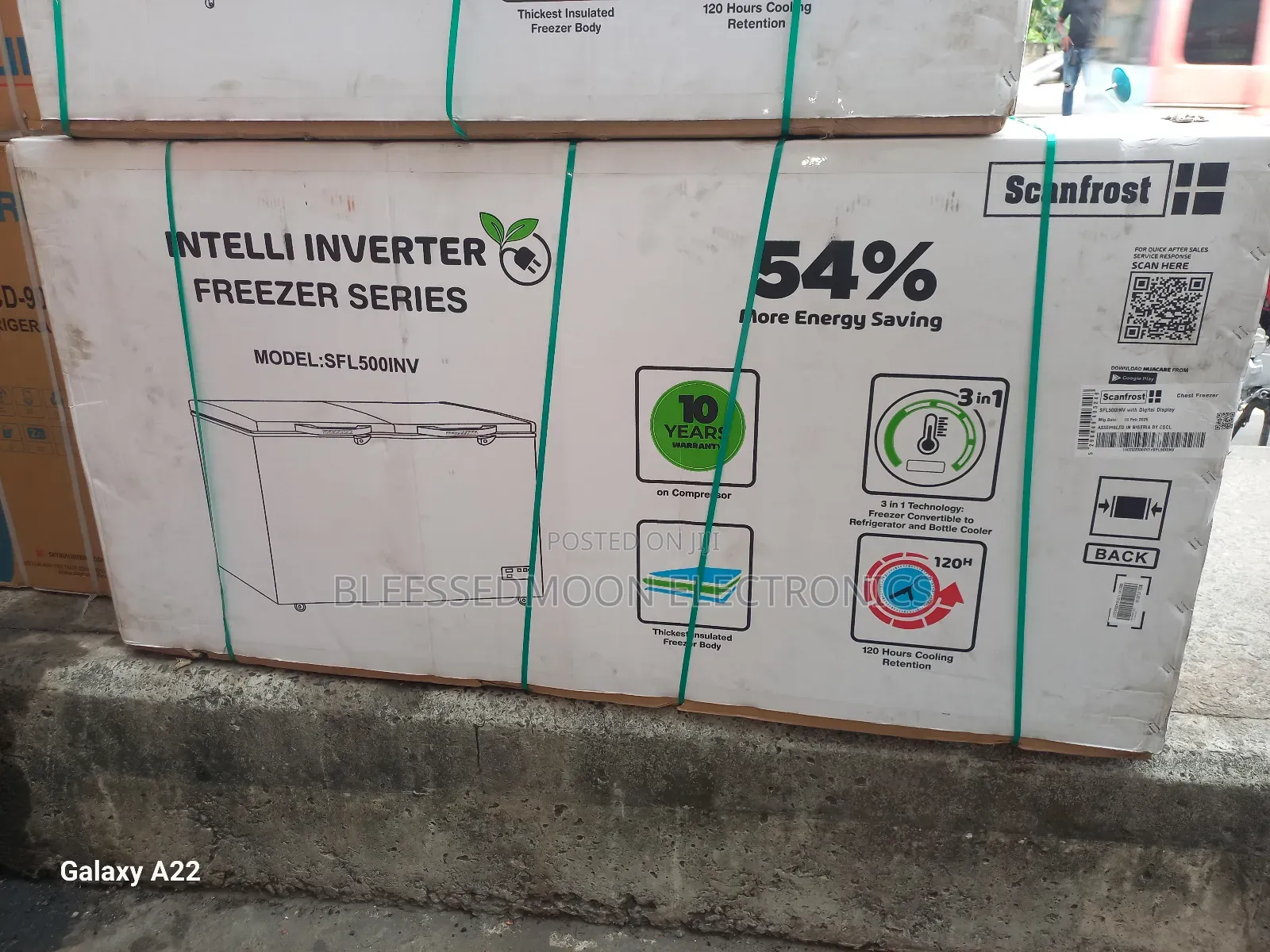 Scanfrost Inverter Chest Freezer Pick Up From 0.5kva 500liters 10yrs W