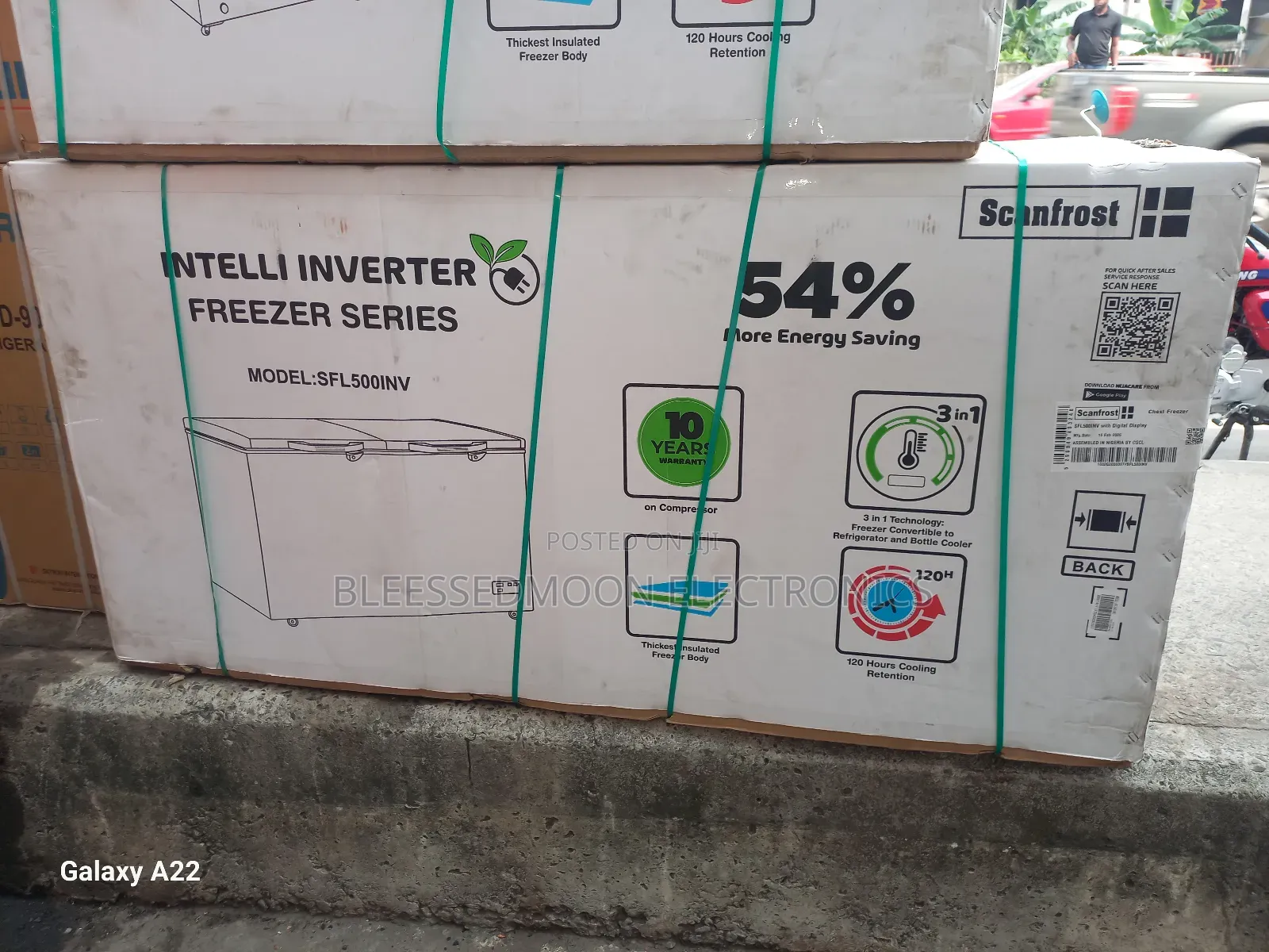 Scanfrost Inverter Chest Freezer Pick Up From 0.5kva 500liters 10yrs W
