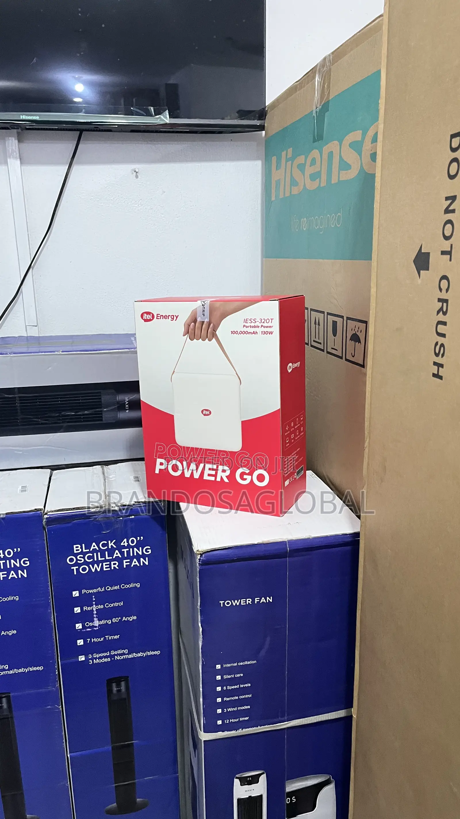 Itel Portable Power Go Energy 100,000mah/130w(Iess-320t)