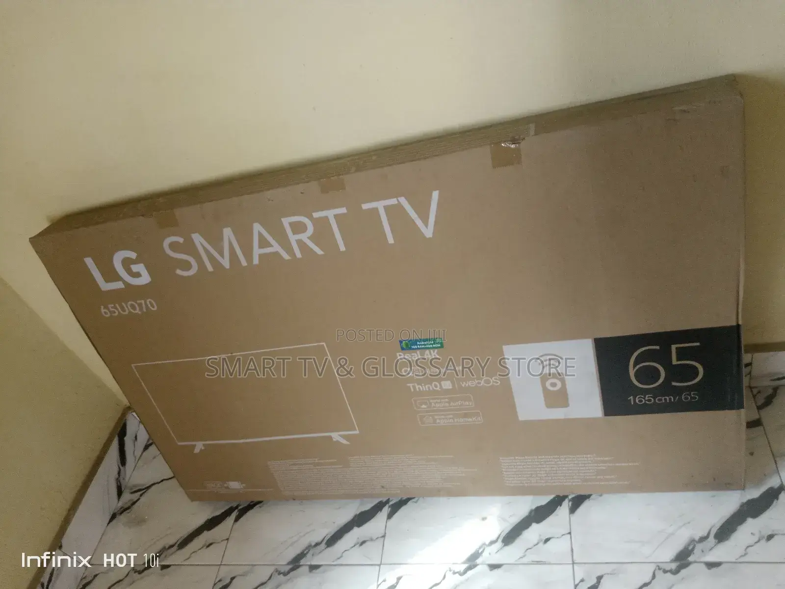 65 Inches With Inbuilt Bluetooth Thinq Uhd*