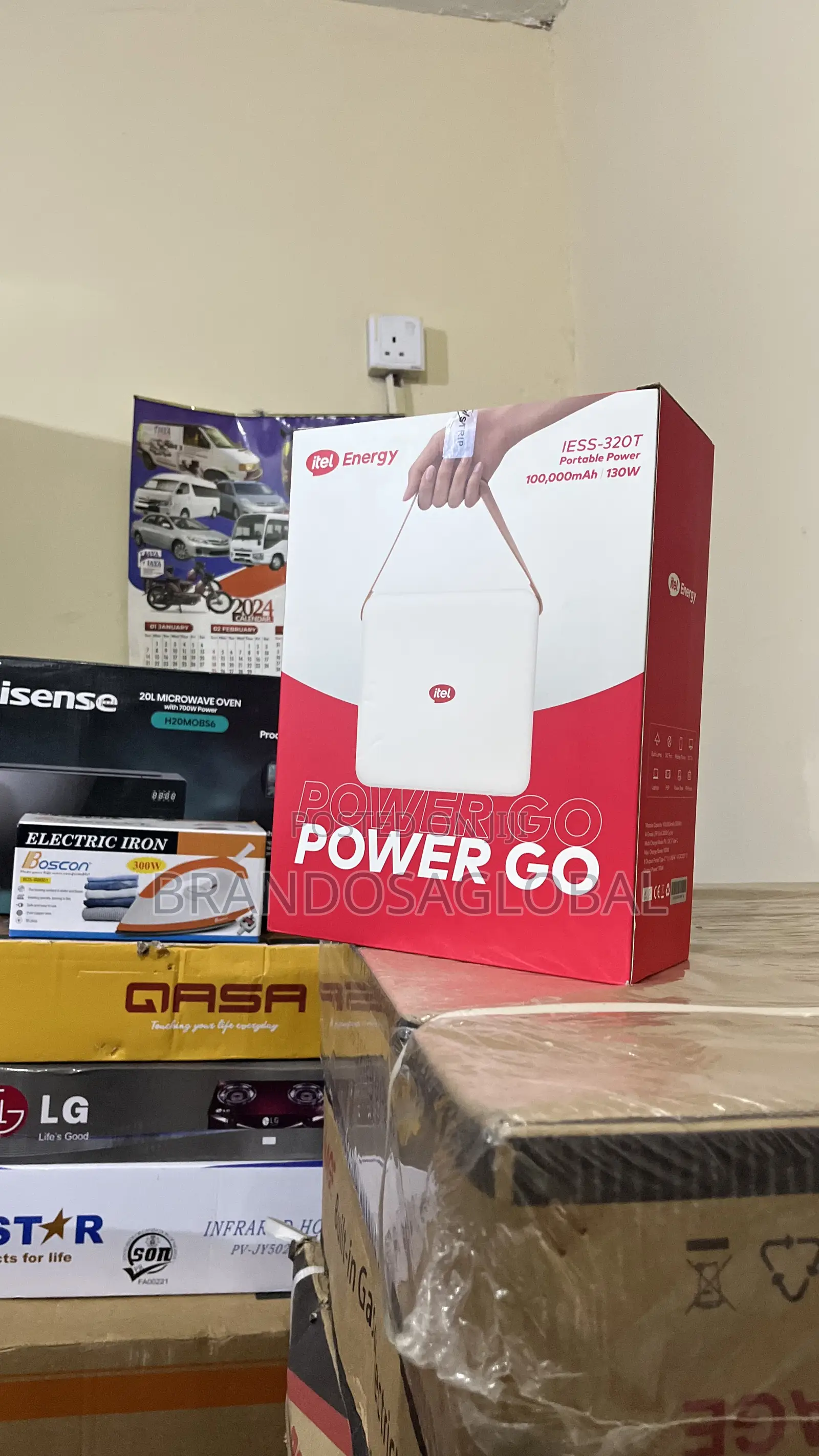 Itel Portable Power 100,000mah/130w (Iess-320t) Travel Power Bank