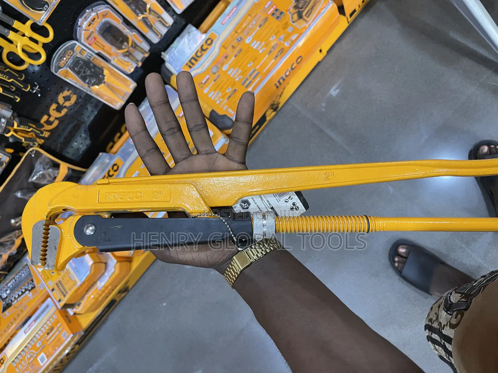 2” Ingco Swedish Pipe Wrench