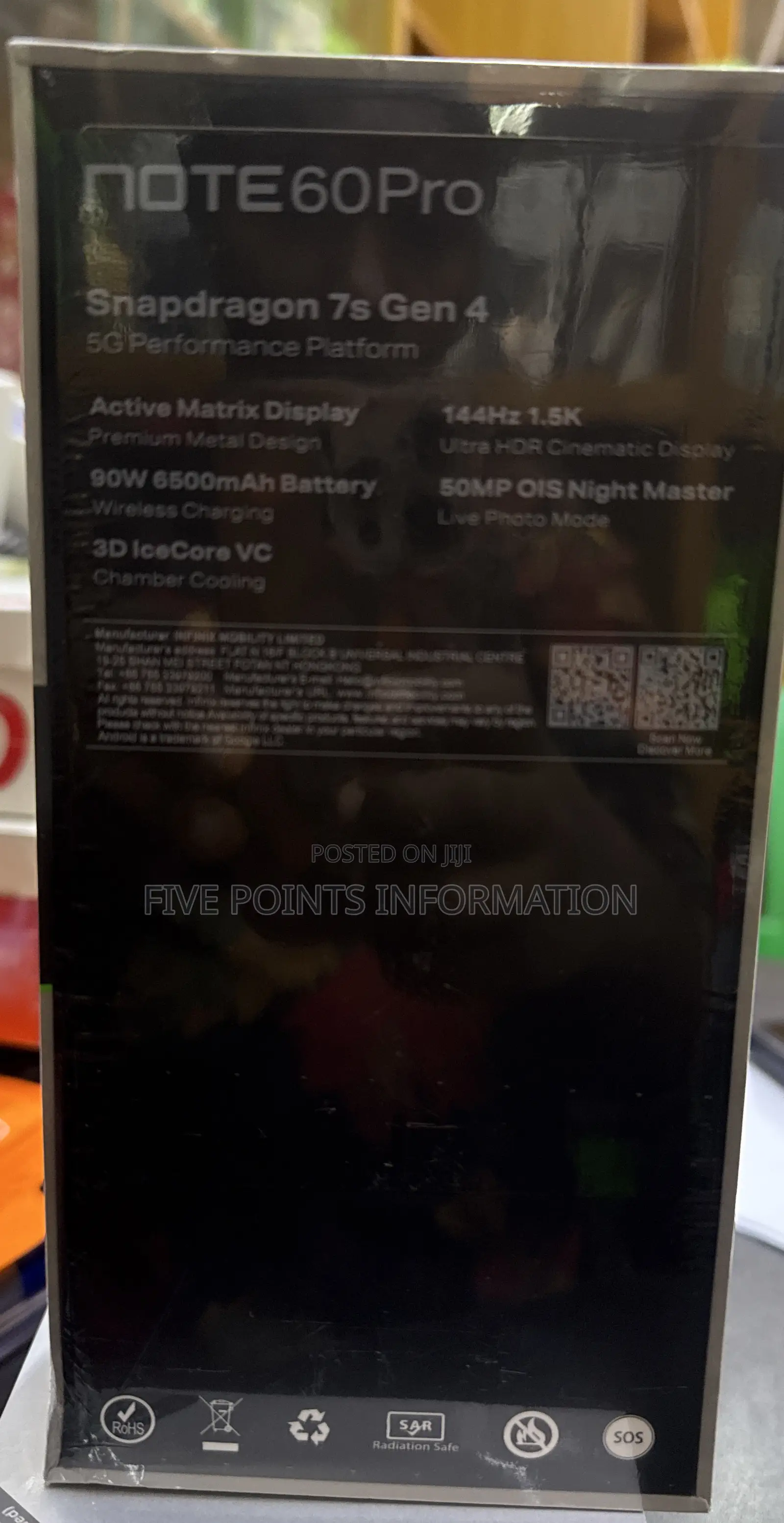 New Infinix Note 60 Pro 256 GB