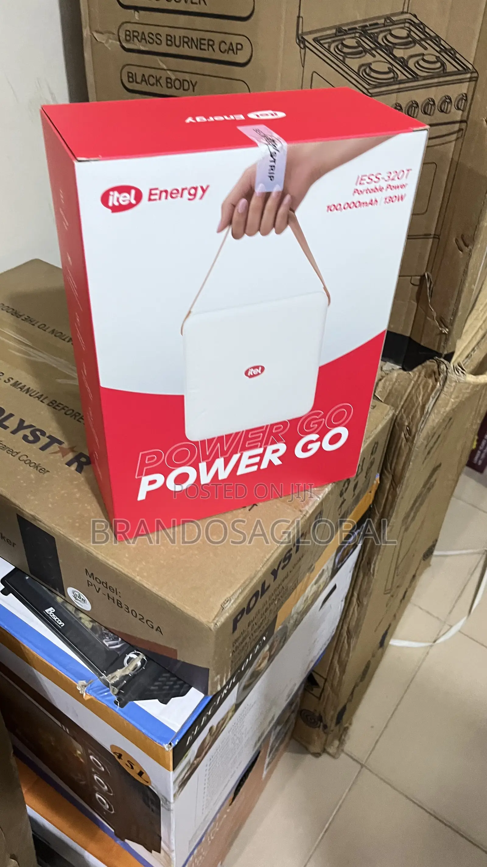 Itel Portable Power 100,000mah/130w (Iess-320t) Heavy-Duty Charger