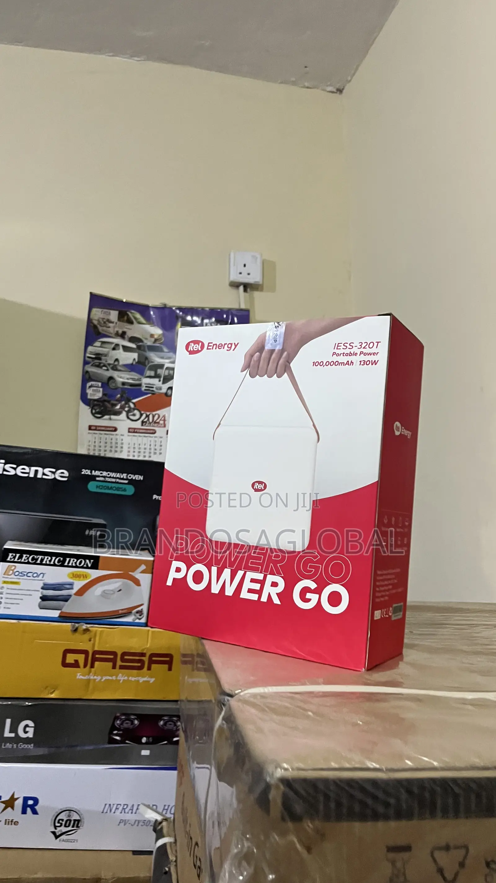 Itel Portable Power 100,000mah/130w (Iess-320t) Compact Fast Charger
