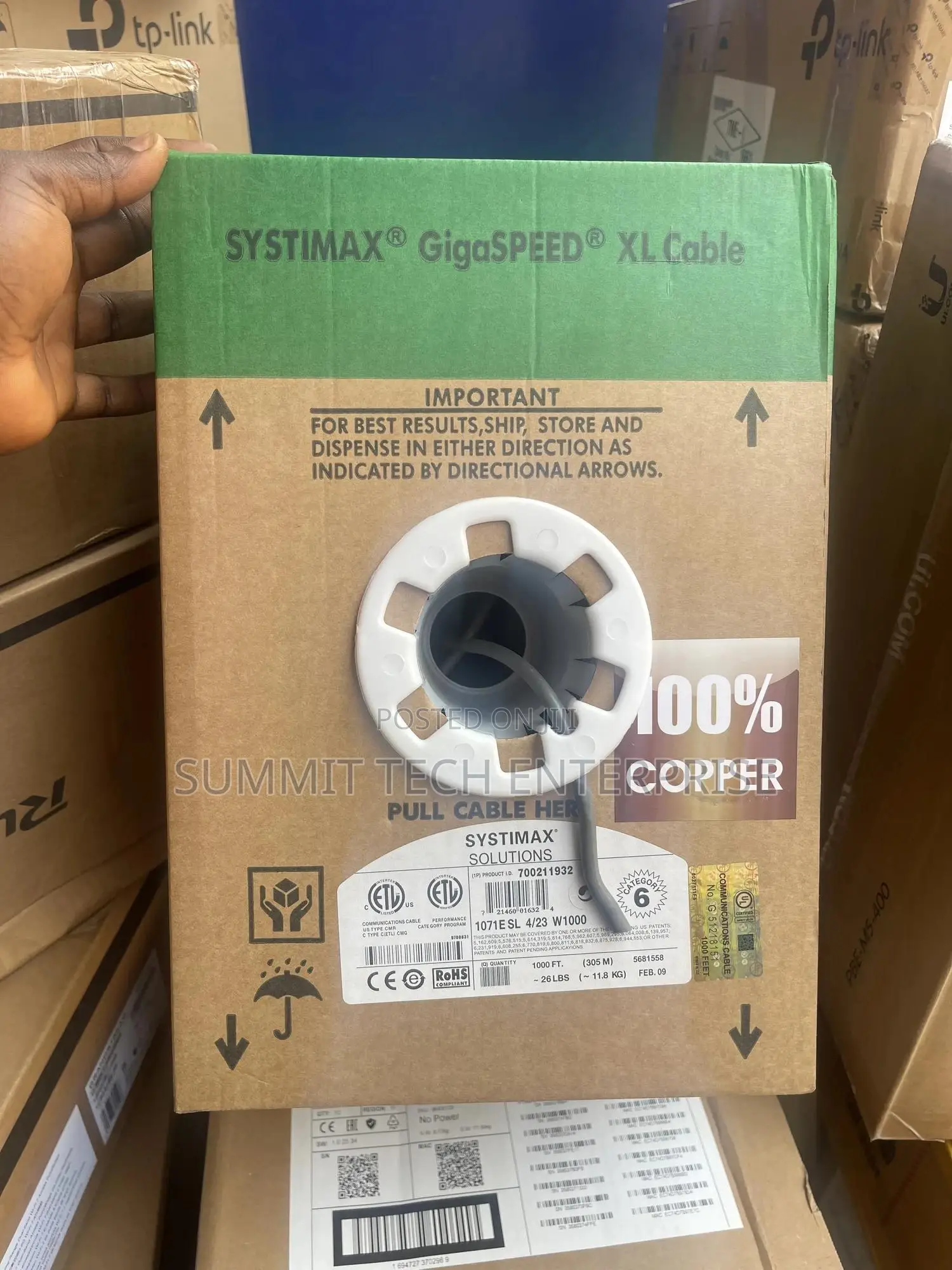 Commscope Cat6 Utp Cable Pure Copper