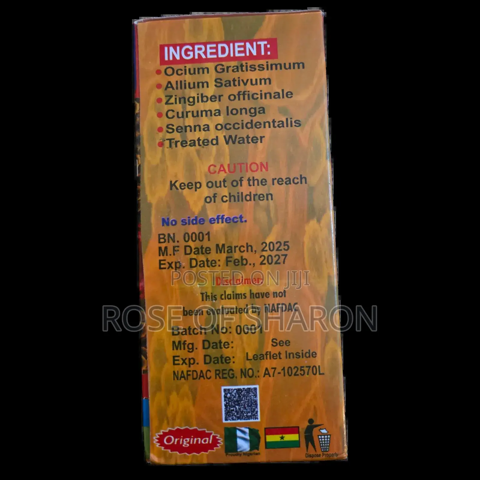 Ganacin G7 Herbal Mixture for STD Sti