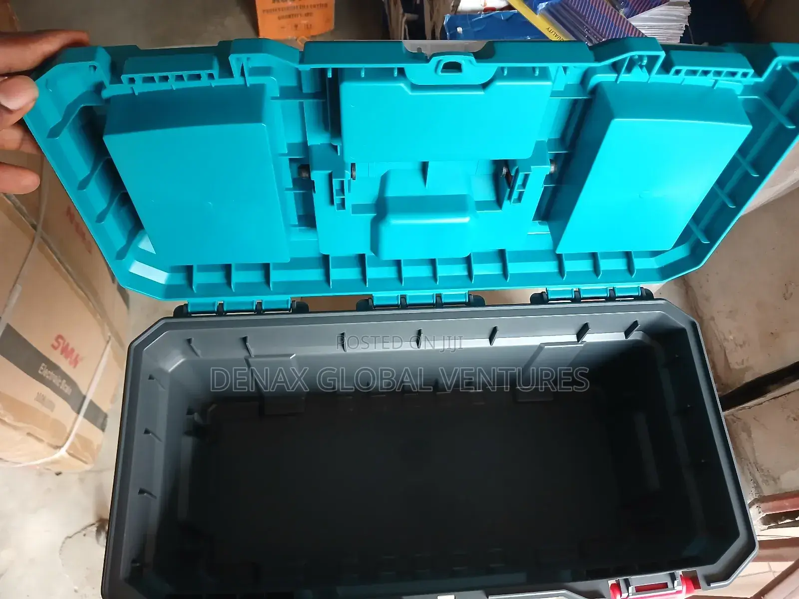 17" Empty Plastic Tools Box