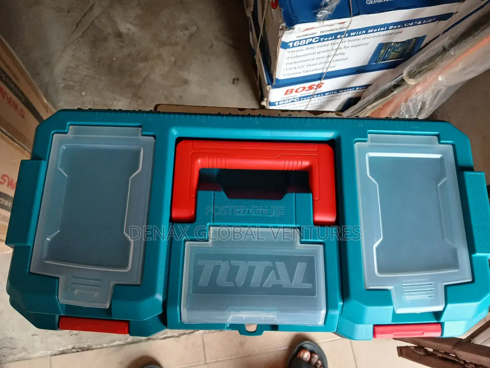 17" Empty Plastic Tools Box