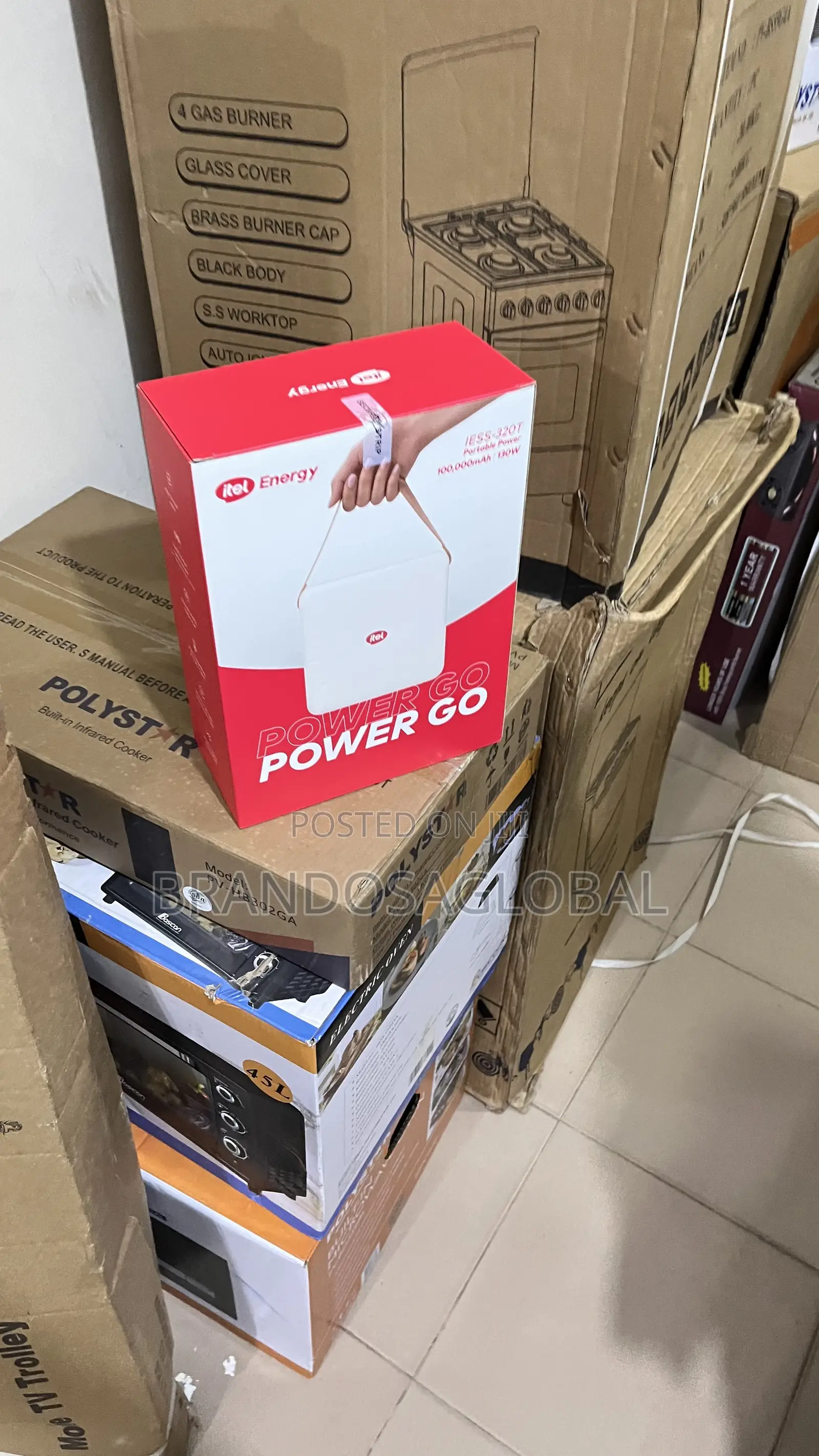 Itel Portable Power 100,000mah/130w(Iess-320t)Efficient Travel Charger