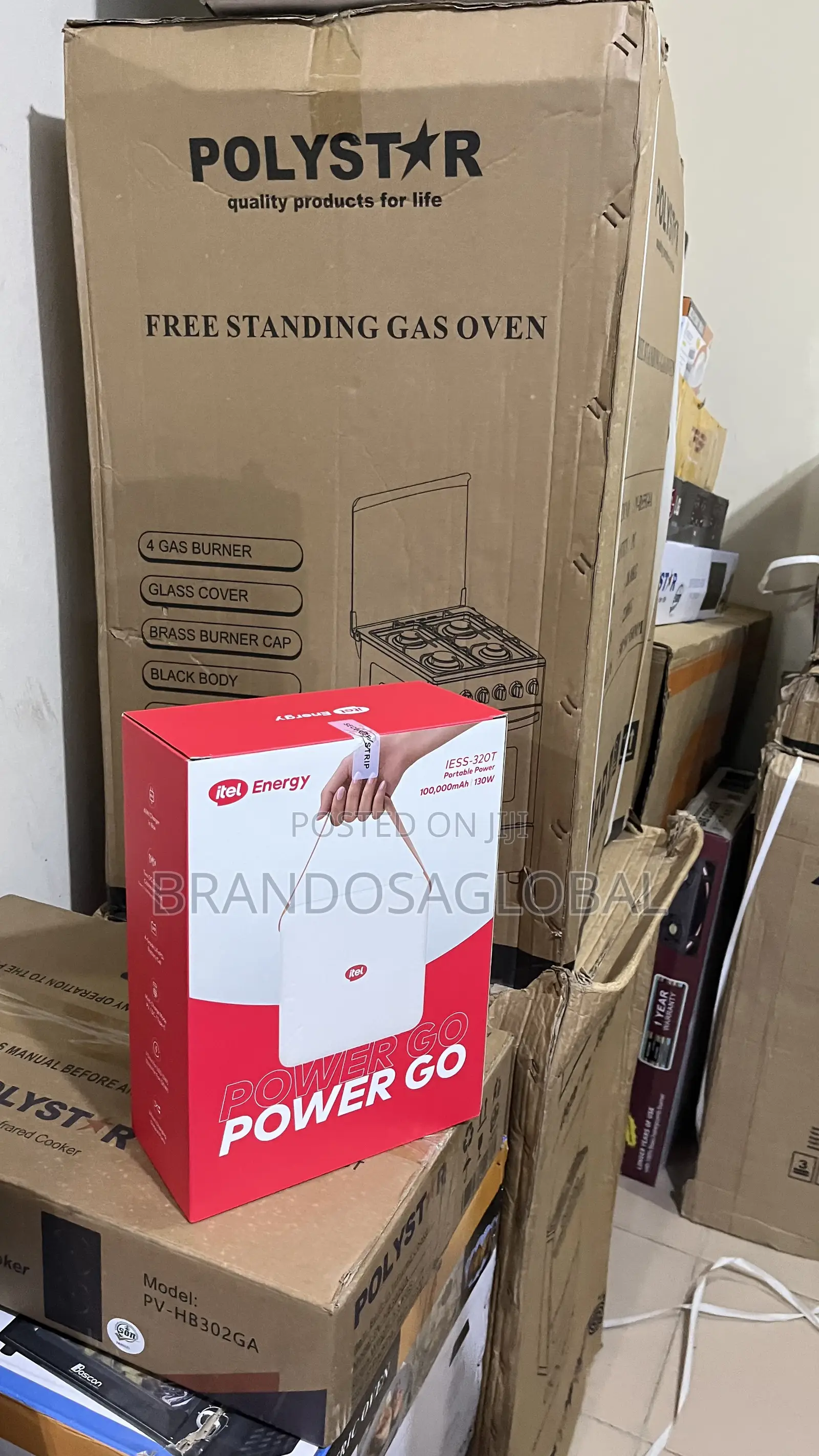 Itel Portable Power 100,000mah/130w(Iess-320t)Fast Charging Power Bank