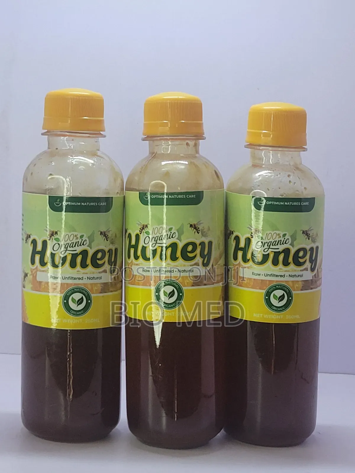100% Organic Raw Honey (250ml) – Natural, Unfiltered Pure
