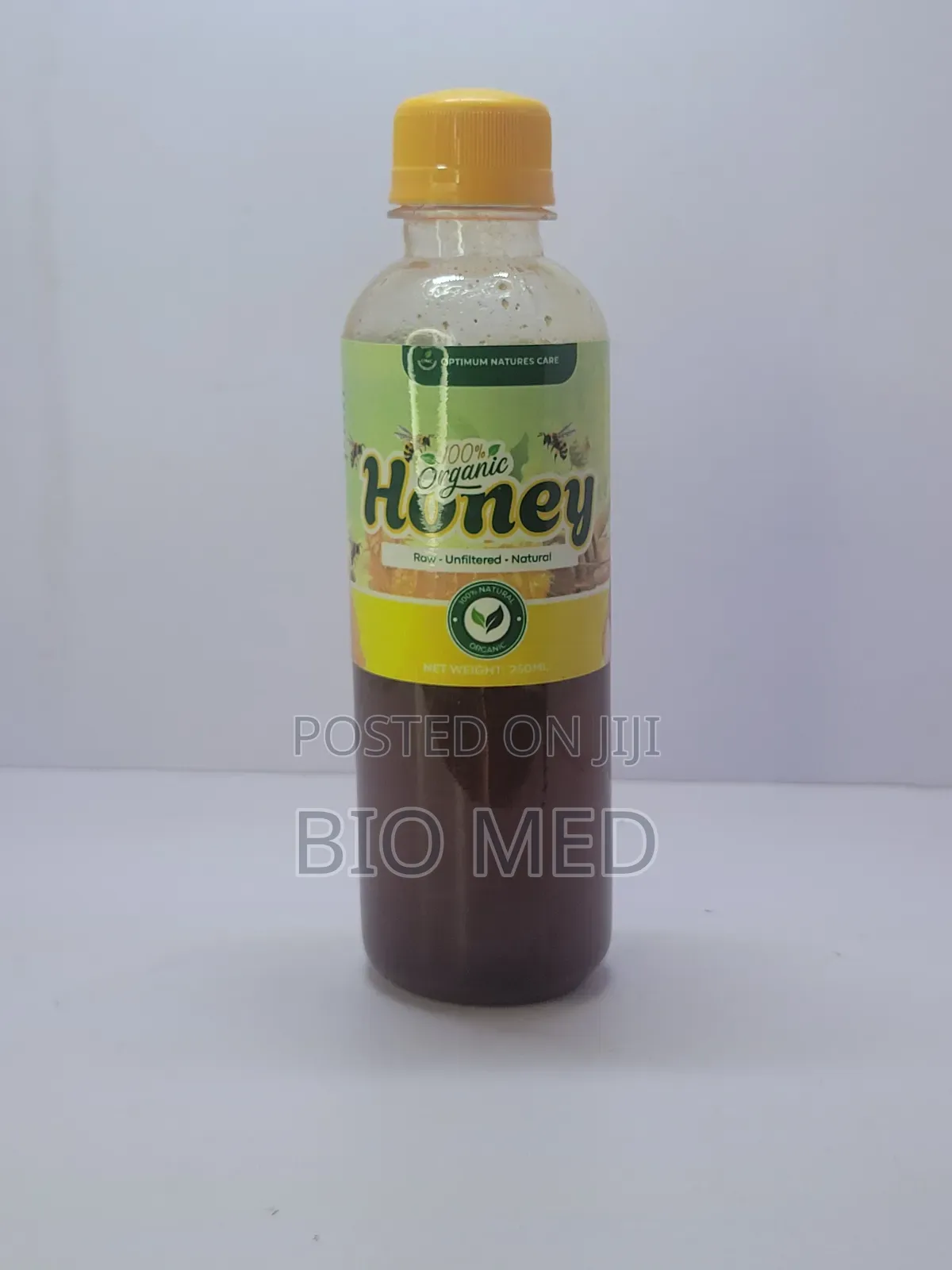 100% Organic Raw Honey (250ml) – Natural, Unfiltered Pure
